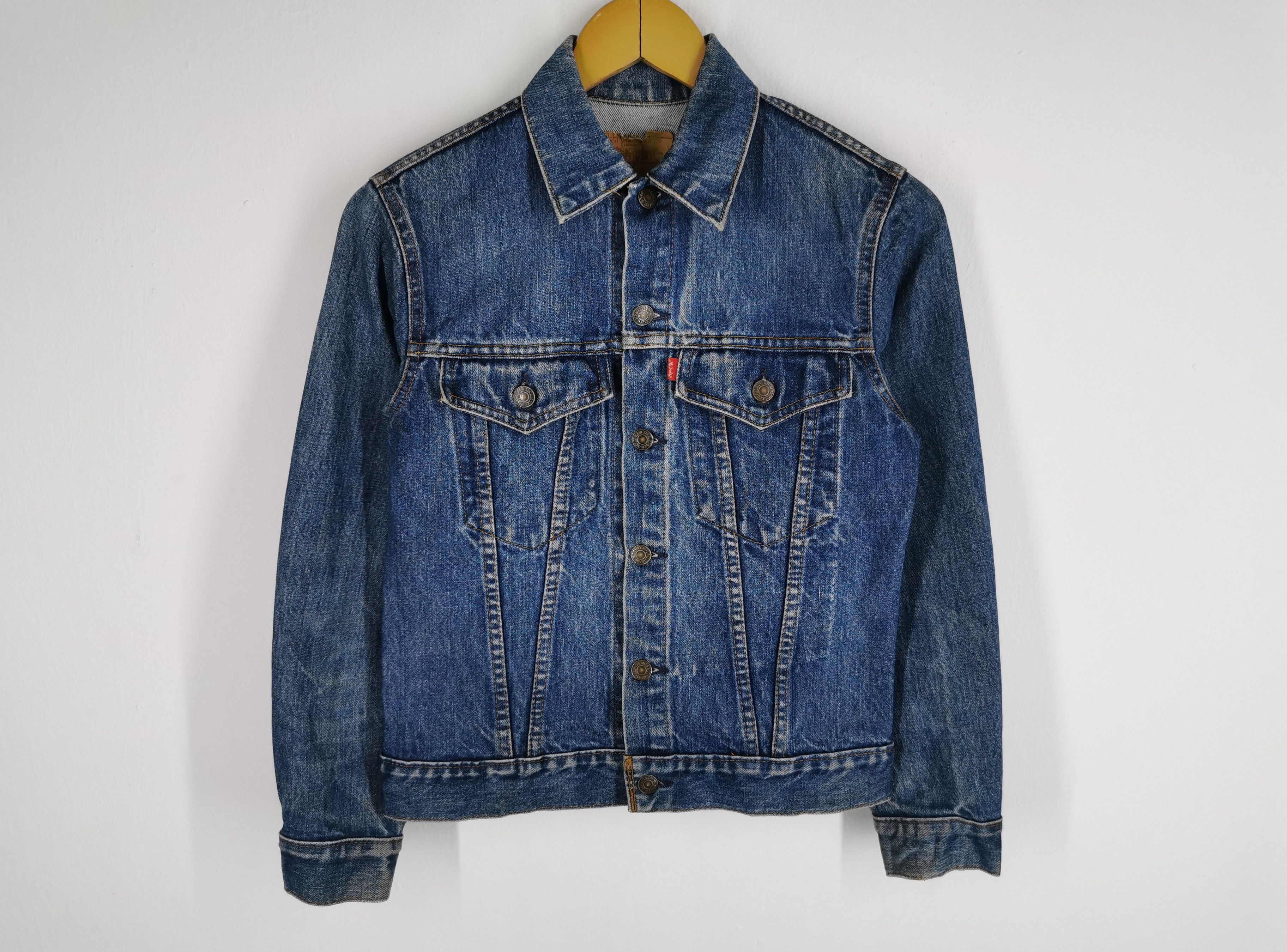 Vintage 90s Levis Denim Jacket Made In USA Size S/M