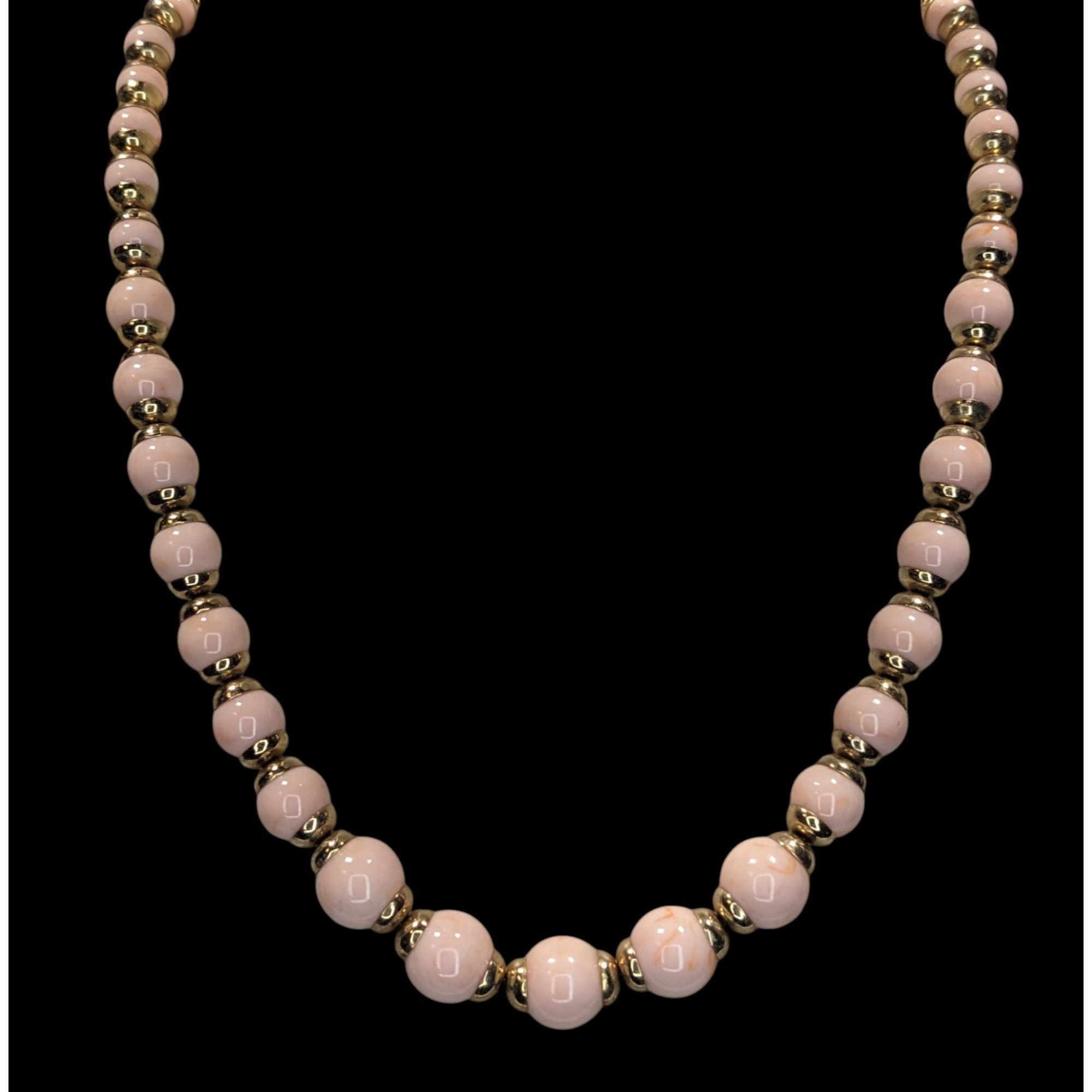 Other Vintage 80s Avon Necklace & Bracelet Set With Pink Lucite Be Size ONE SIZE - 2 Thumbnail