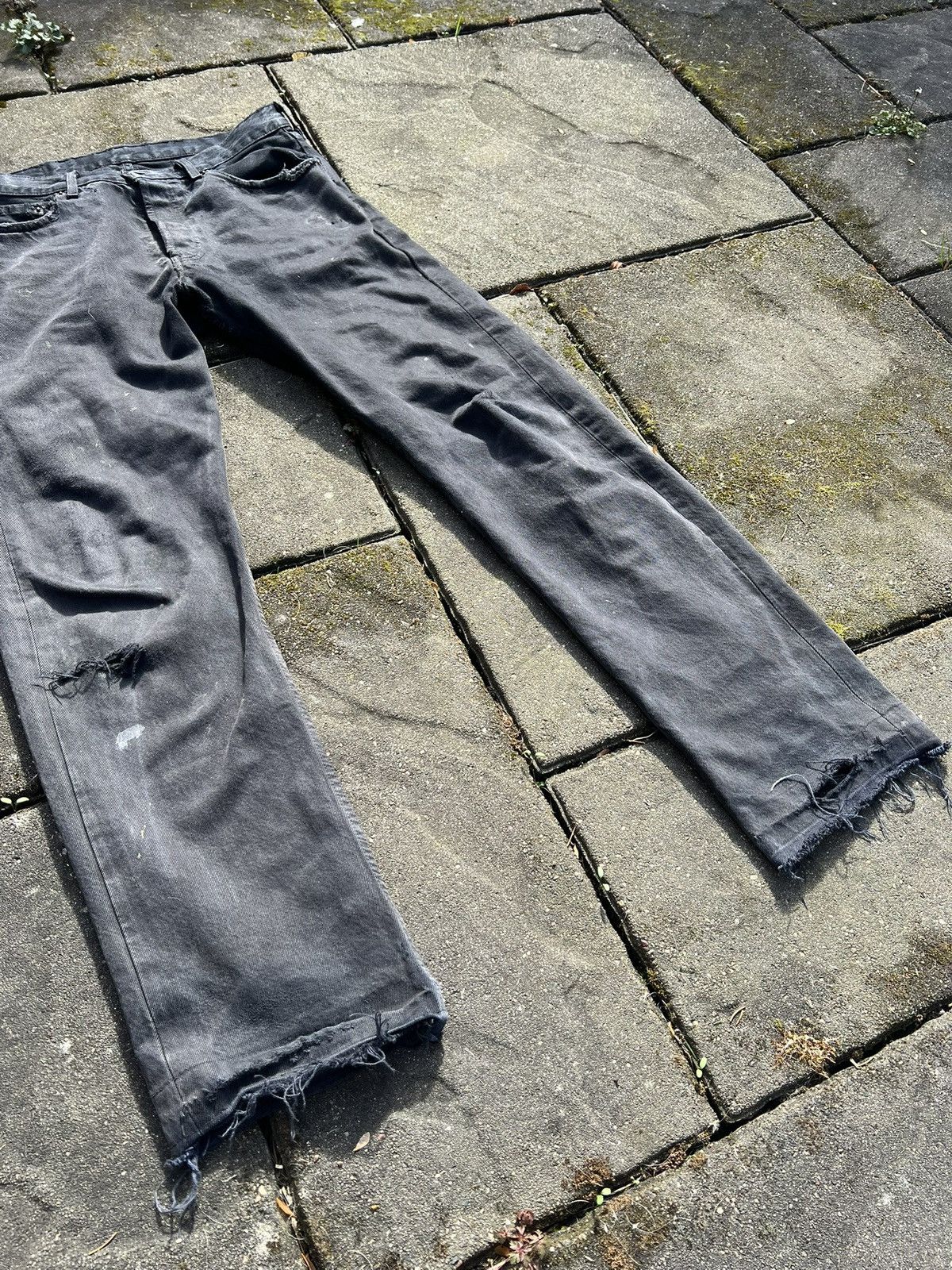Levi's × Levi's Vintage Clothing × Vintage Vintage Levi's 501 Black Overdyed Jeans Size US 31 - 2 Thumbnail