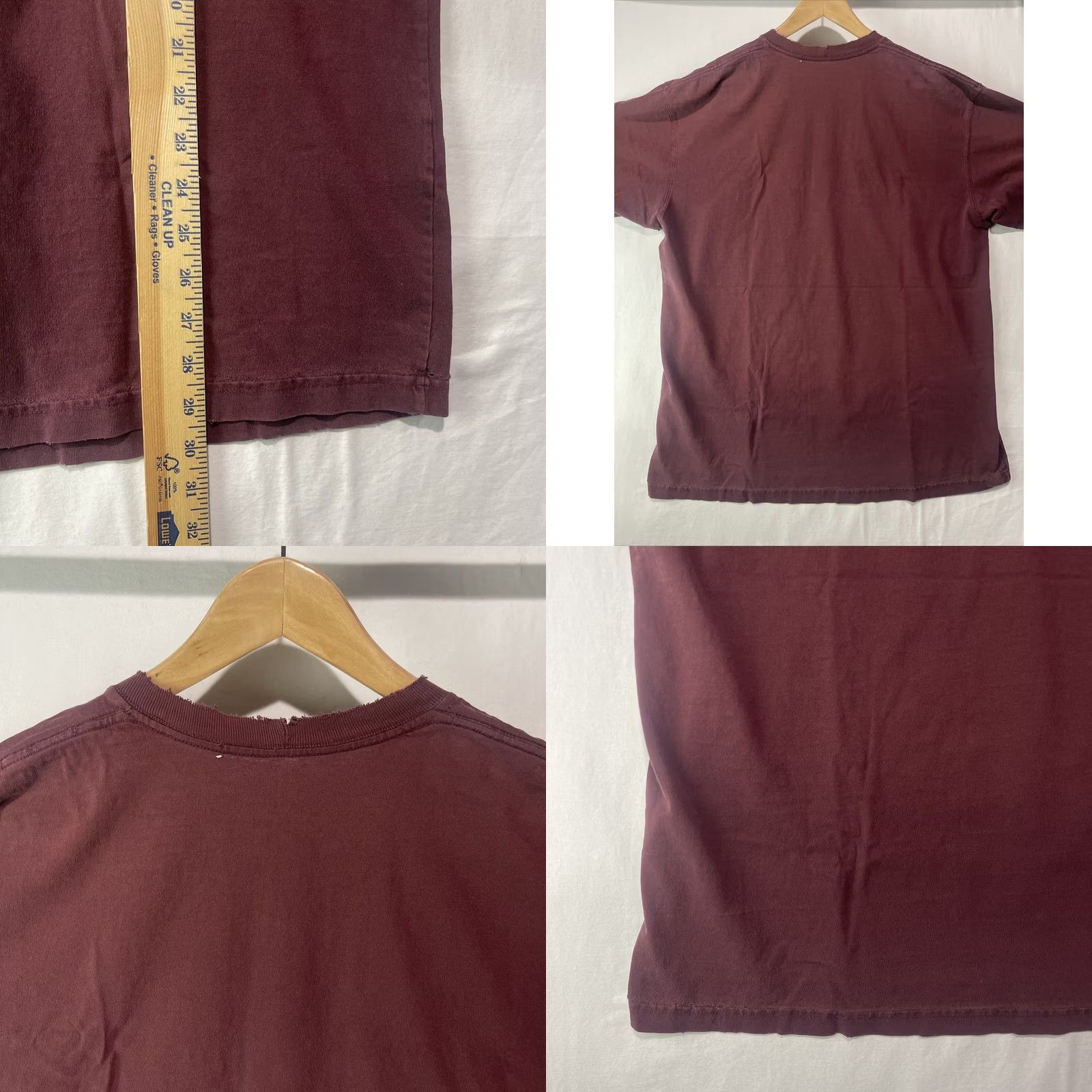 Carhartt Carhartt Shirt Mens XL Burgundy Pocket Short Sleeve Heavyweight Work Size US XL / EU 56 / 4 - 9 Thumbnail