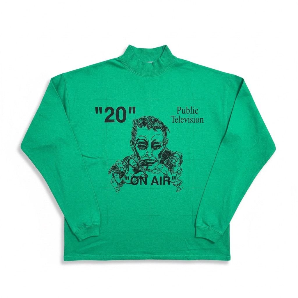 Off-White Off-White Public Television Oversized Long Sleeve T-shirt Size US S / EU 44-46 / 1 - 1 Thumbnail