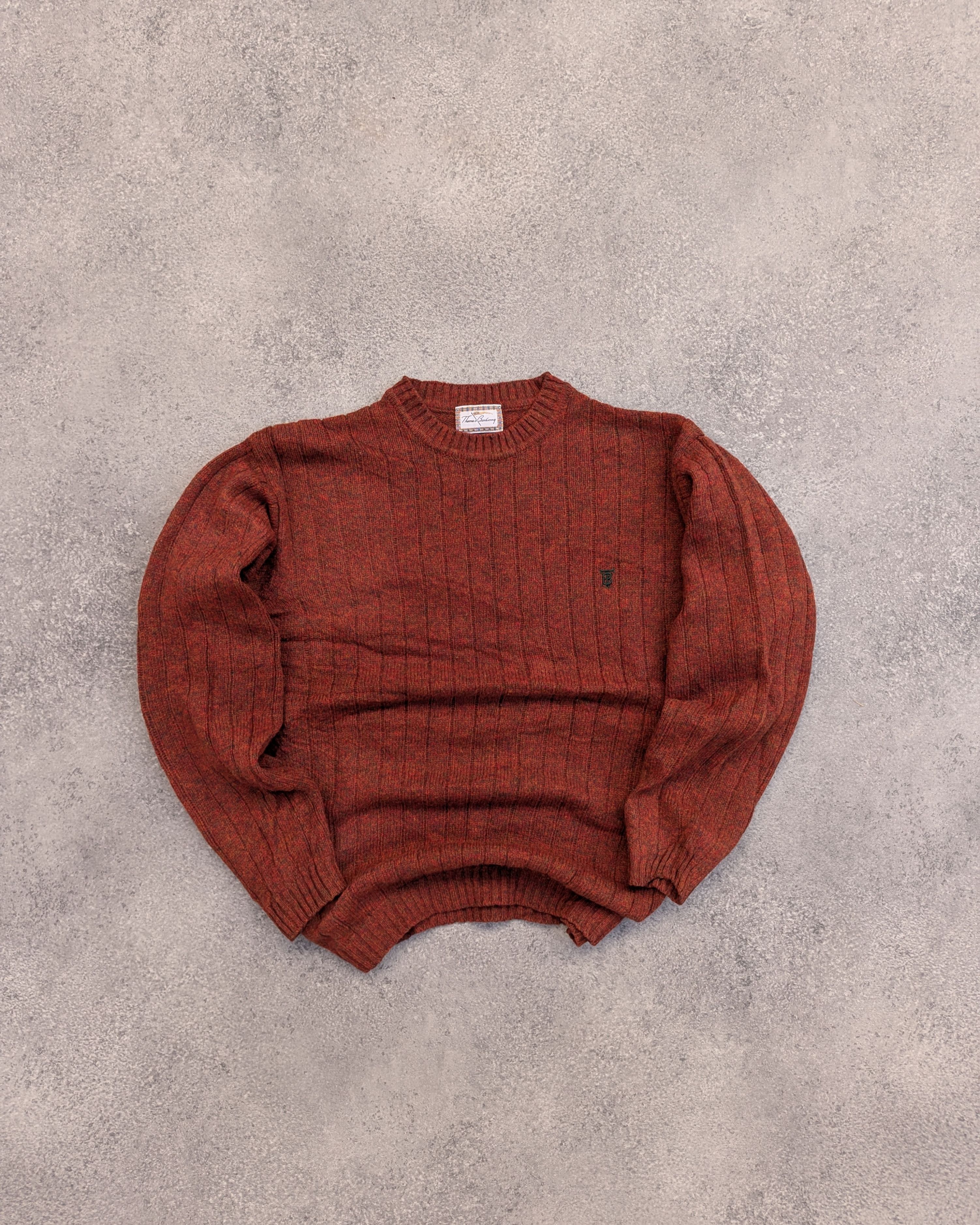 Burberry Thomas Burberry Knitted Sweatshirt Size US L / EU 52-54 / 3 - 1 Thumbnail