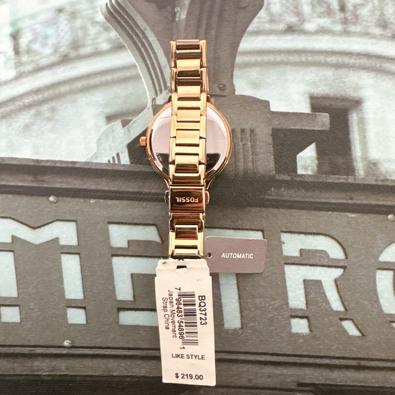 Fossil Fossil BQ3723 Weslee Automatic Rose Stainless Steel Watch Size ONE SIZE - 4 Thumbnail
