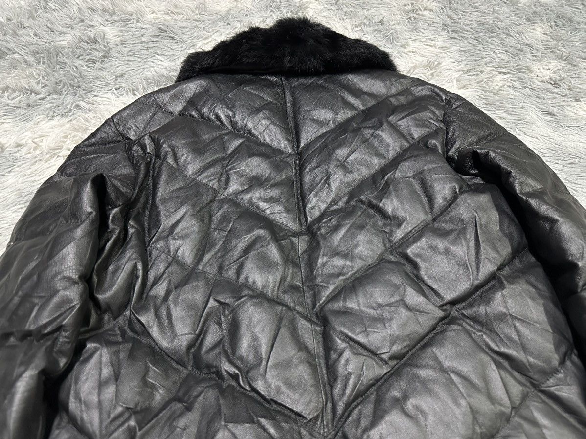 JACKROSE 🔥Y2K Archive Jackrose Fur Collar Pigskin Leather Down Jacket Size US L / EU 52-54 / 3 - 7 Thumbnail