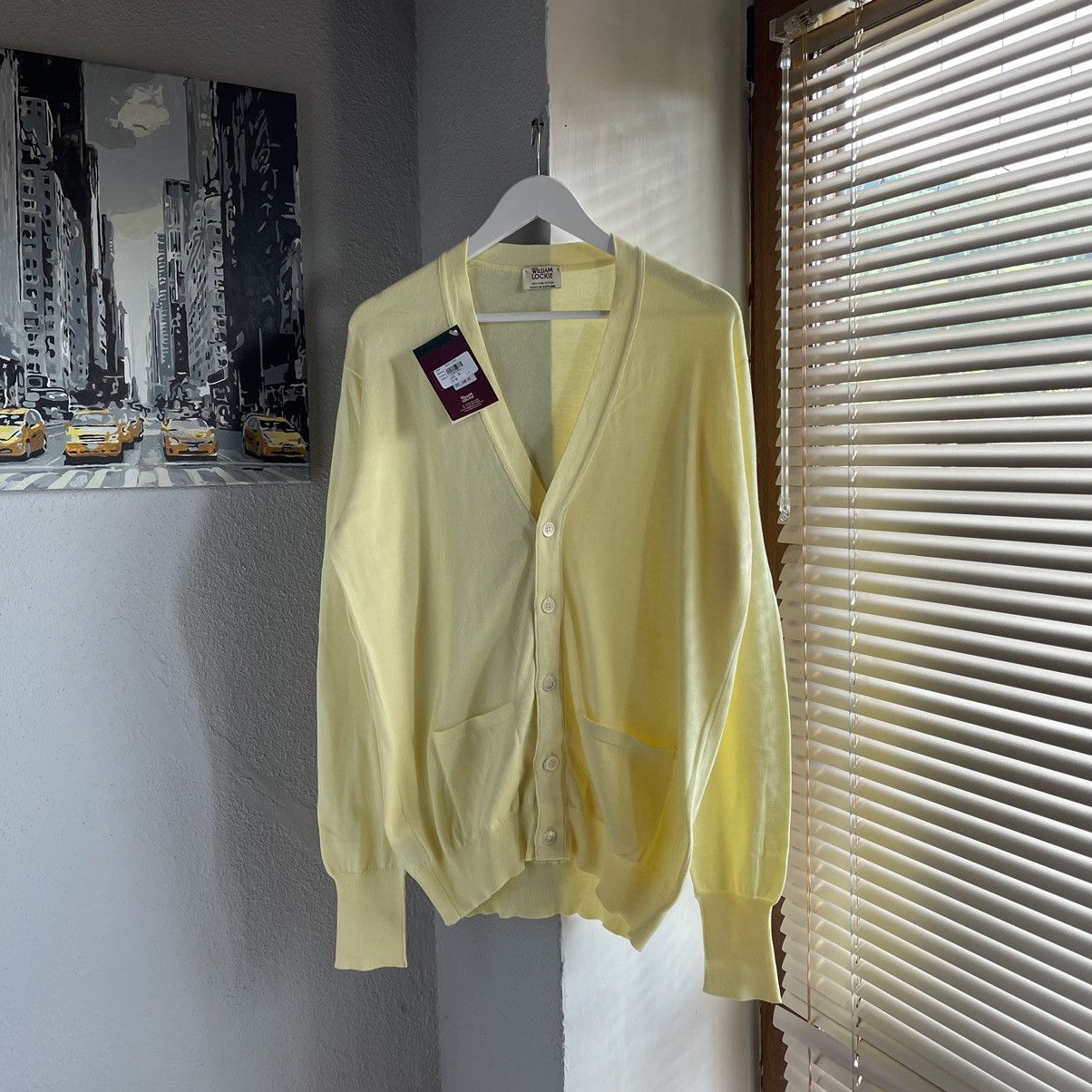 William Lockie William Lockie Scotland Pure Cotton Yellow Butter Cardigan Size US S / EU 44-46 / 1 - 1 Thumbnail