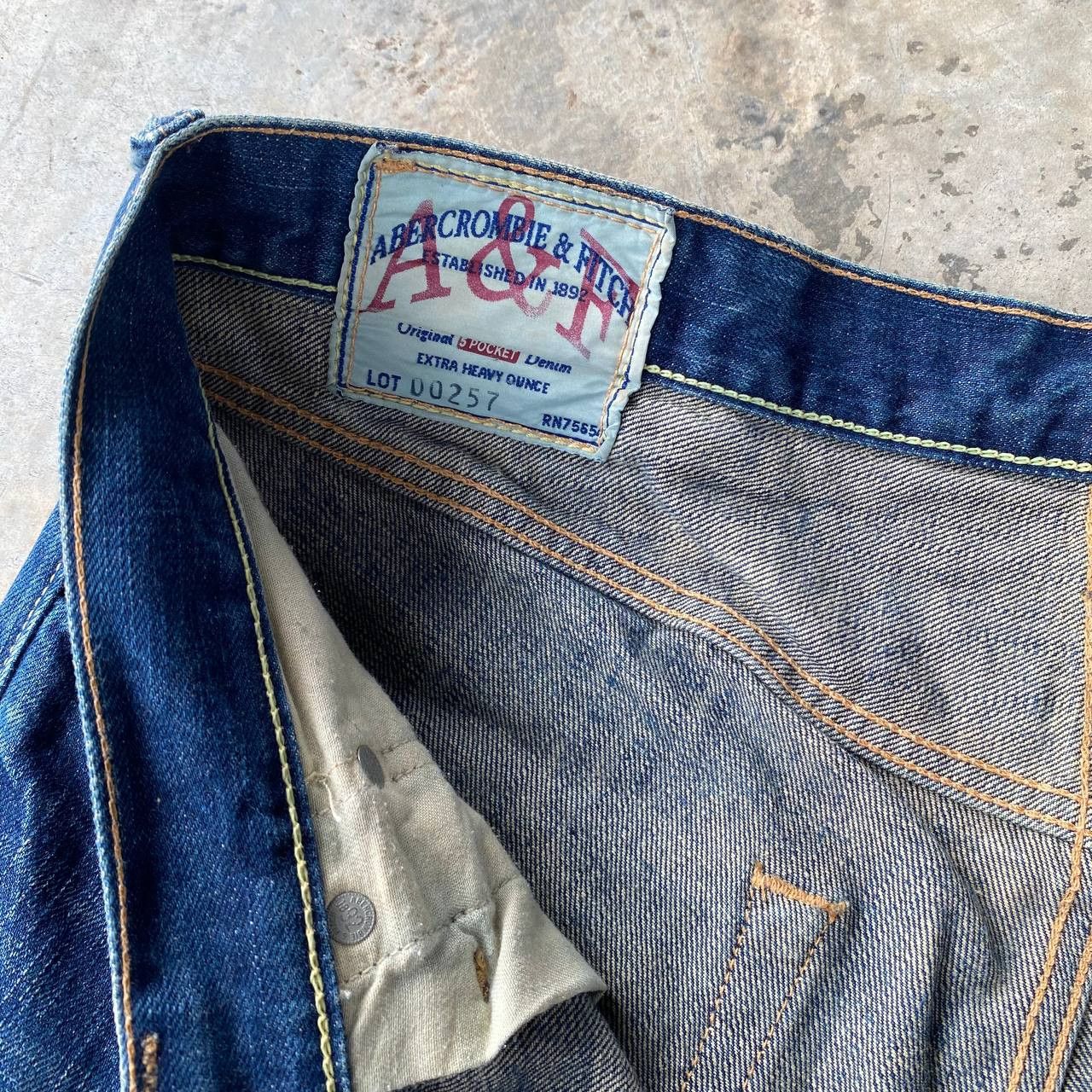 Other DISTRESSED ABERCROMBIE & FITCH BLUEWASH RIPPED DENIM W34X30 Size US 34 / EU 50 - 5 Thumbnail