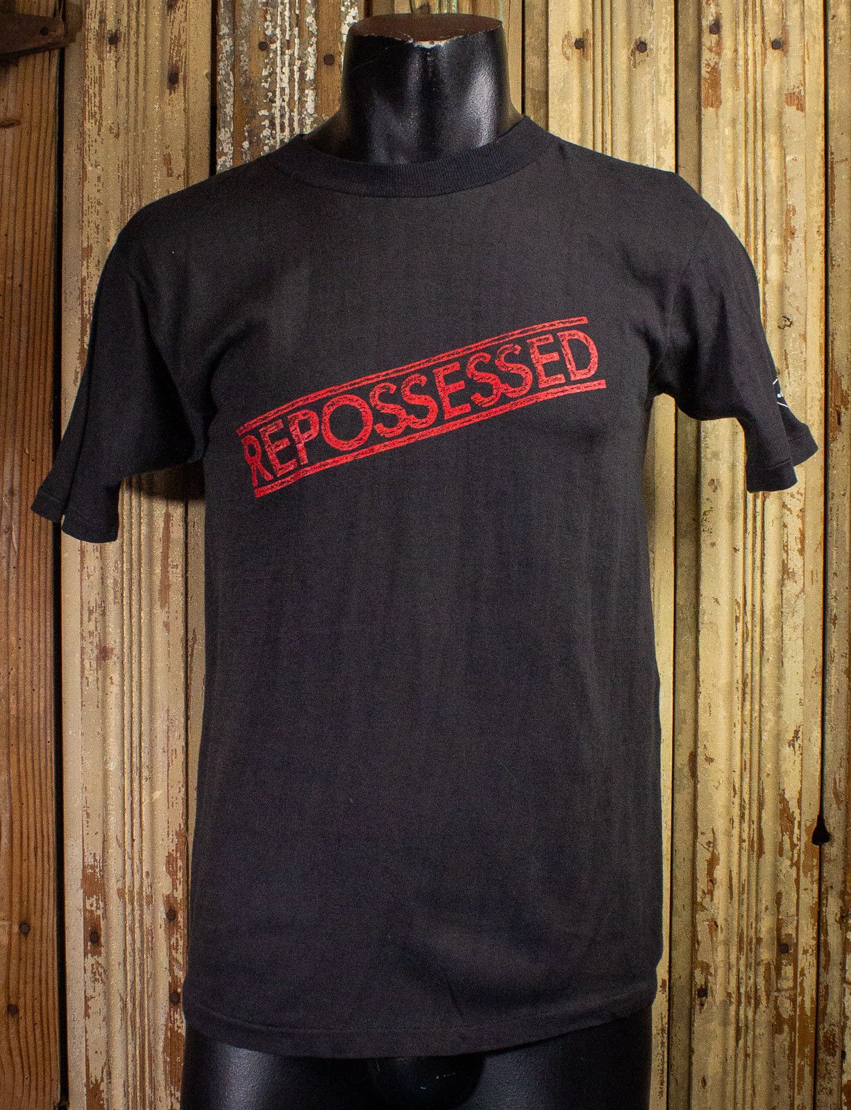 image of Band Tees x Vintage Kris Kristofferson Repossessed Concert T Shirt 1986 in Black, Men's (Size Small