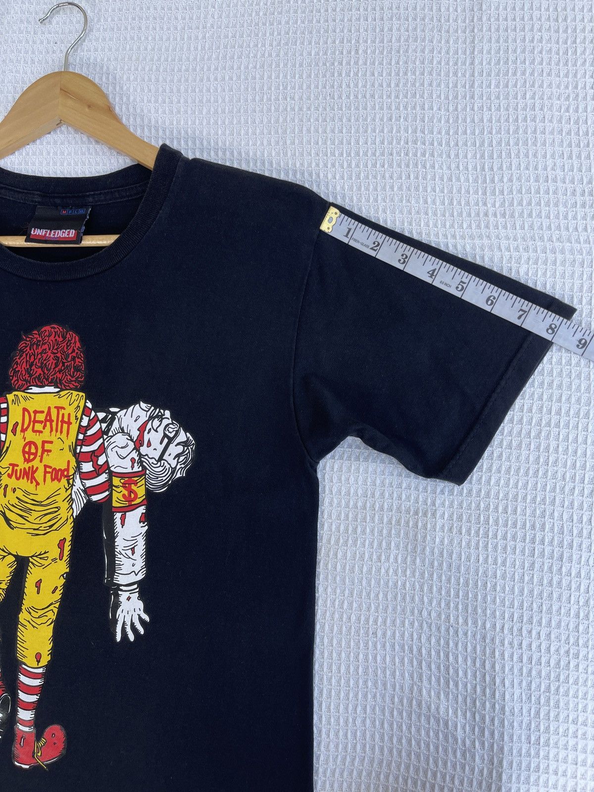 Vintage Last Drop🔥Rare🔥Vintage DEATH of JUNK FOOD McDonald inspired Size US M / EU 48-50 / 2 - 11 Thumbnail