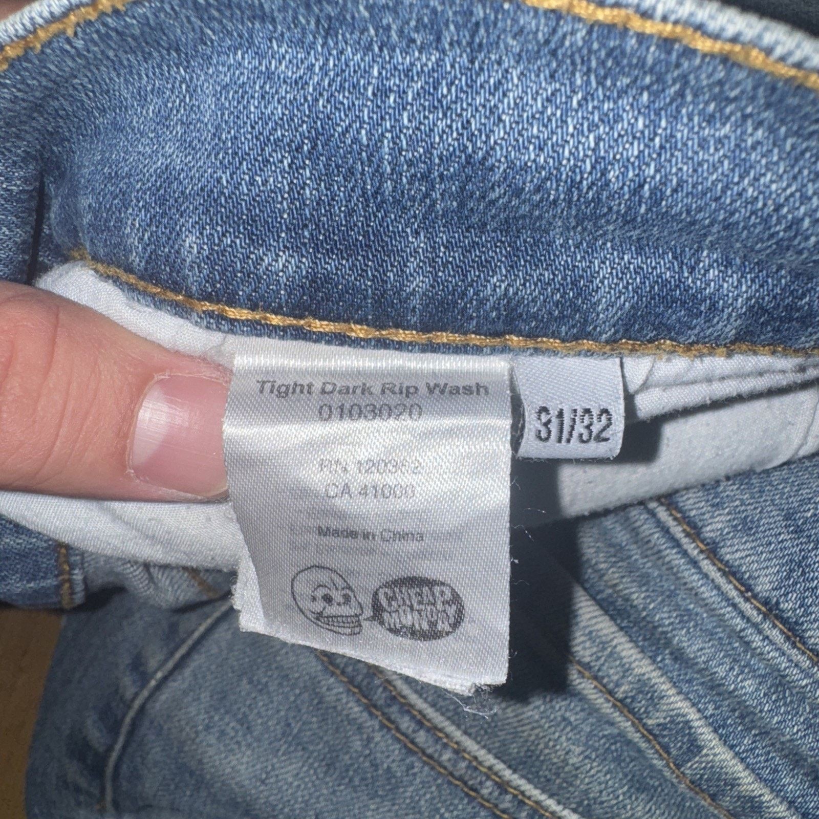 Cheap Monday Cheap Monday Tight Skinny Fit Jeans Blue Distressed 32x32 Size US 32 / EU 48 - 9 Thumbnail