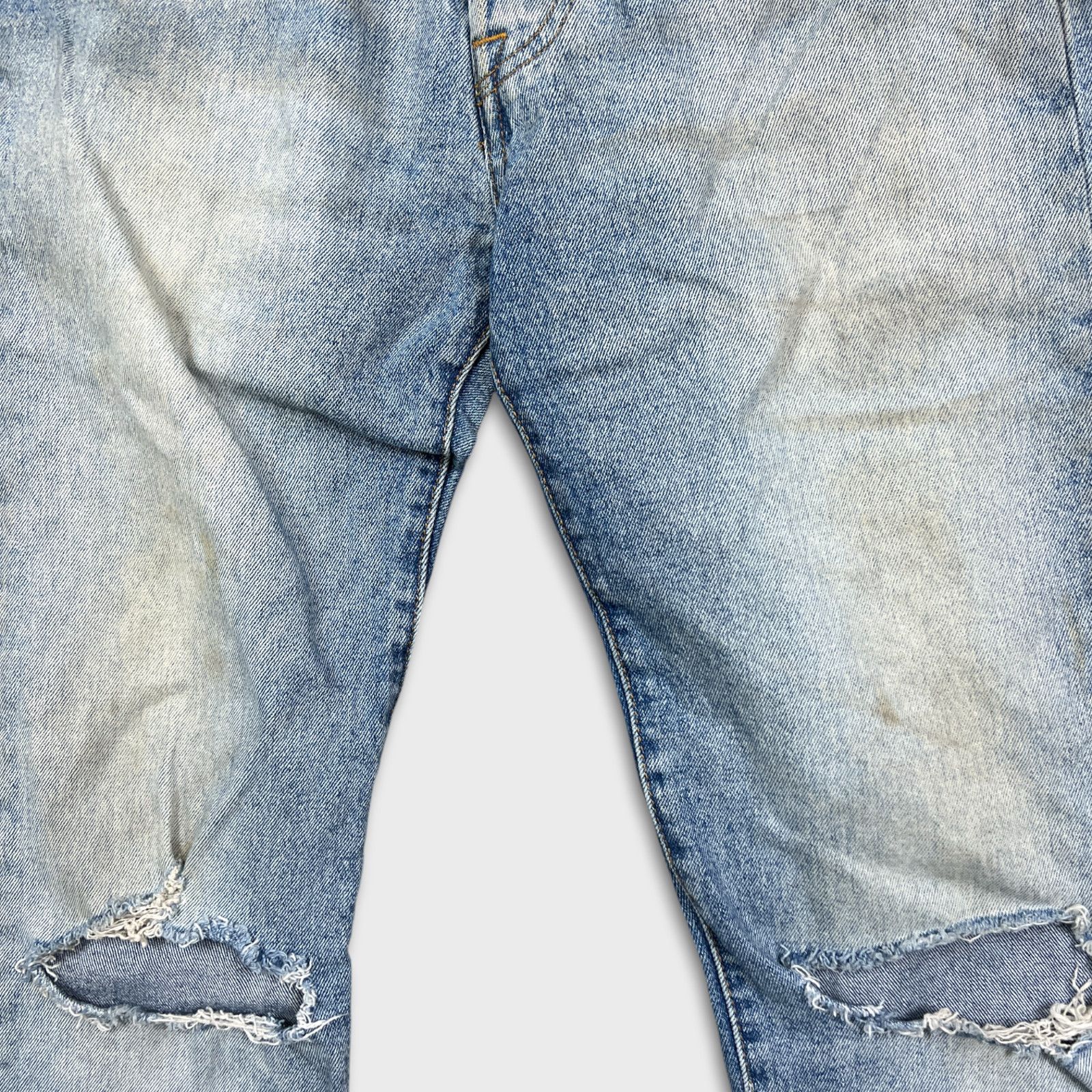 Levi's × Vintage Levi's 501 Jeans 31x32 Original Straight Distress Denim Pant Size US 31 - 5 Thumbnail