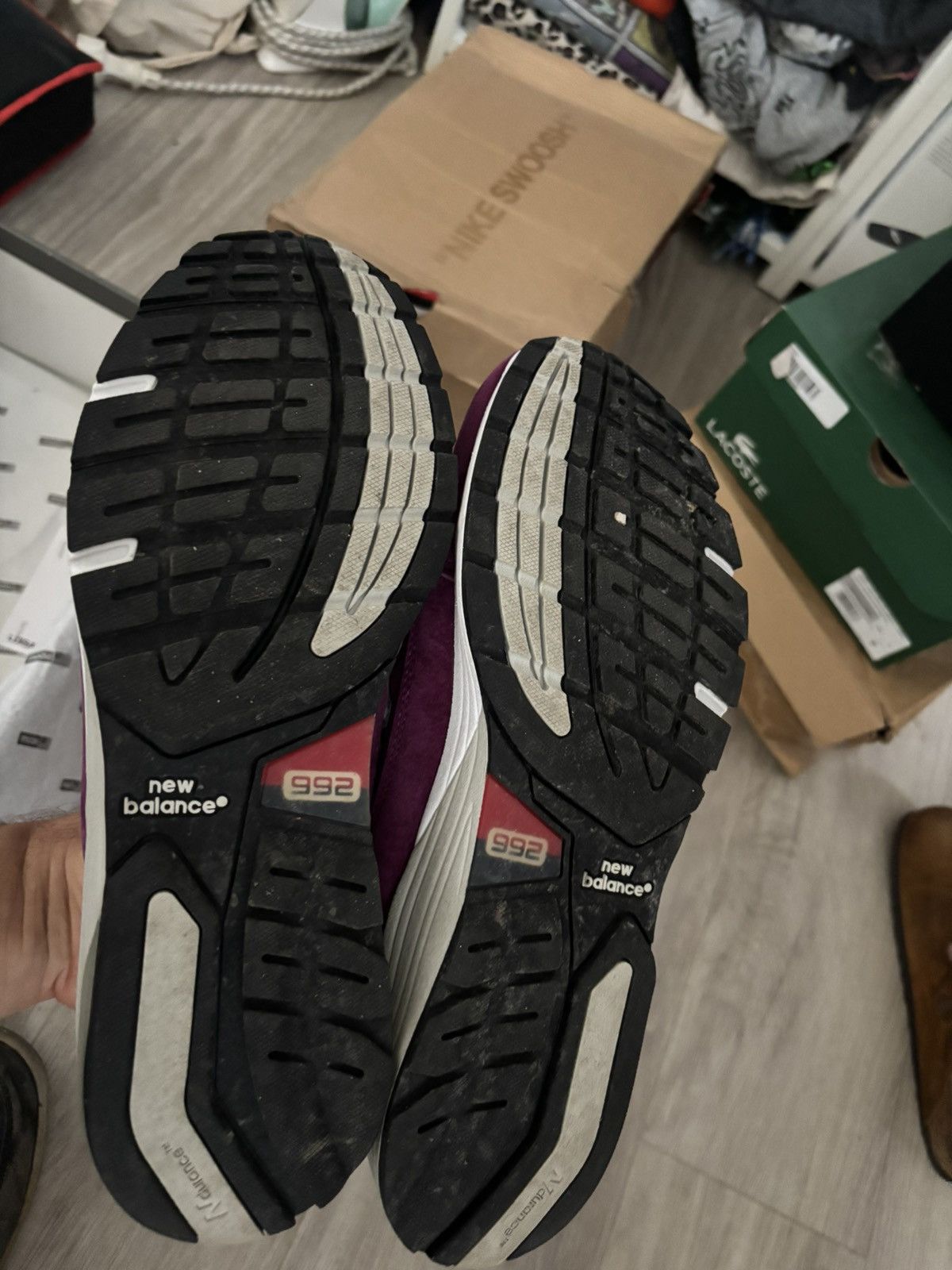 New Balance New bzlance 992 purple/grey Size US 8.5 / EU 41-42 - 2 Thumbnail