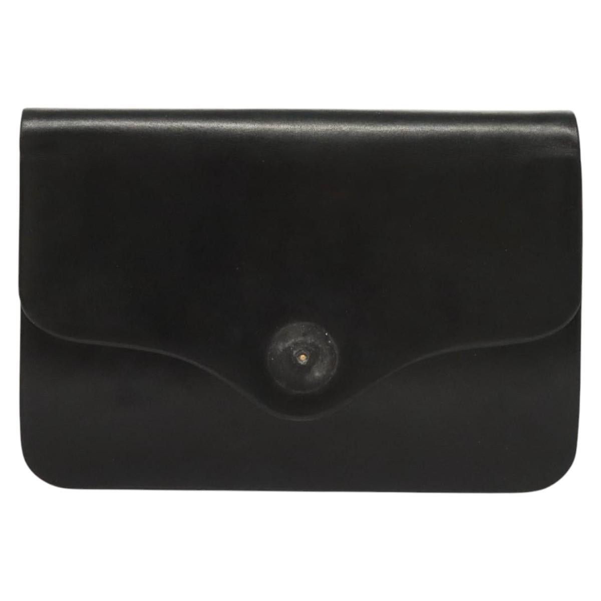 Dior DIOR Chain Shoulder Bag Leather Black Gold Size ONE SIZE - 13 Thumbnail