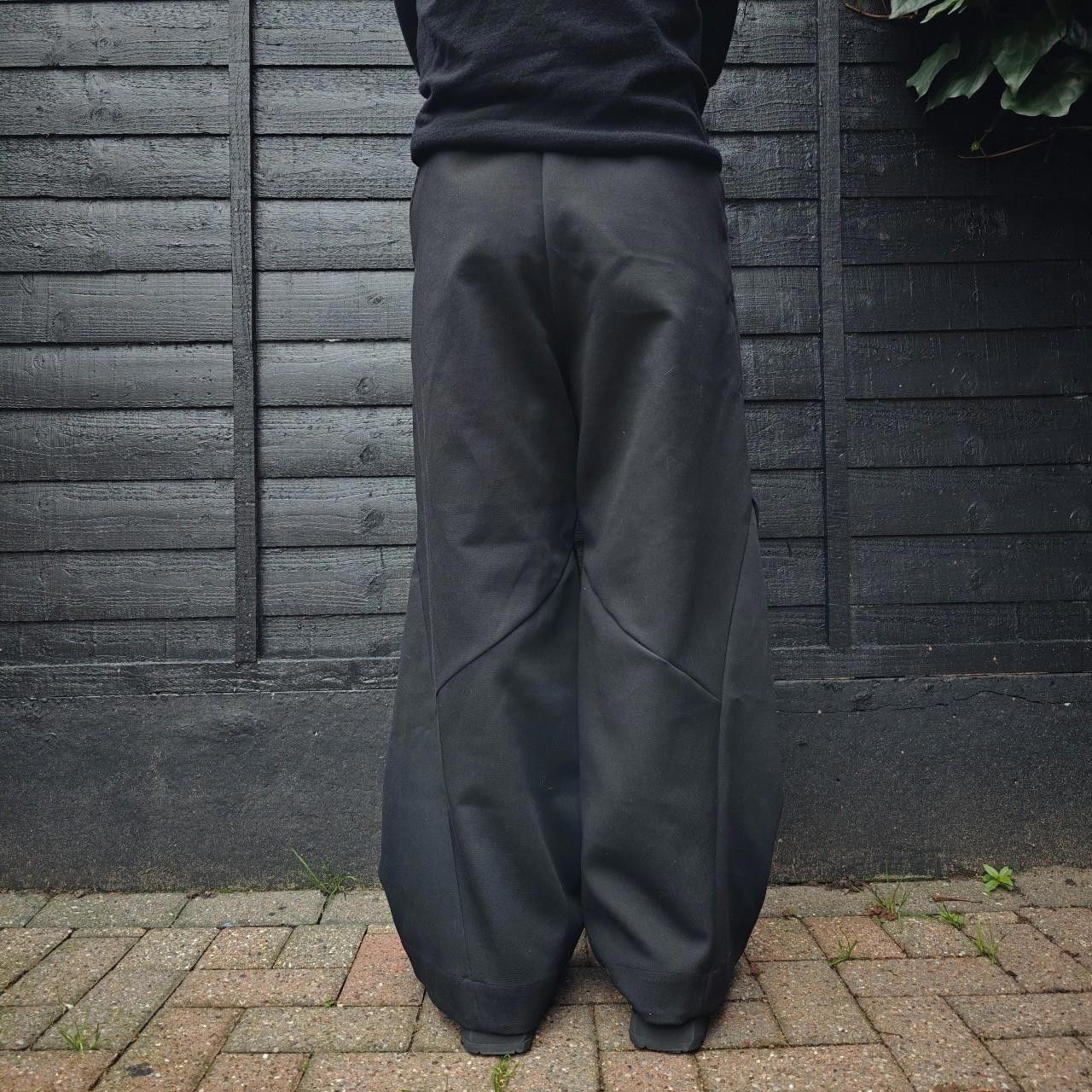 Other Black Baggy Pleated Trousers Size US 32 / EU 48 - 5 Thumbnail