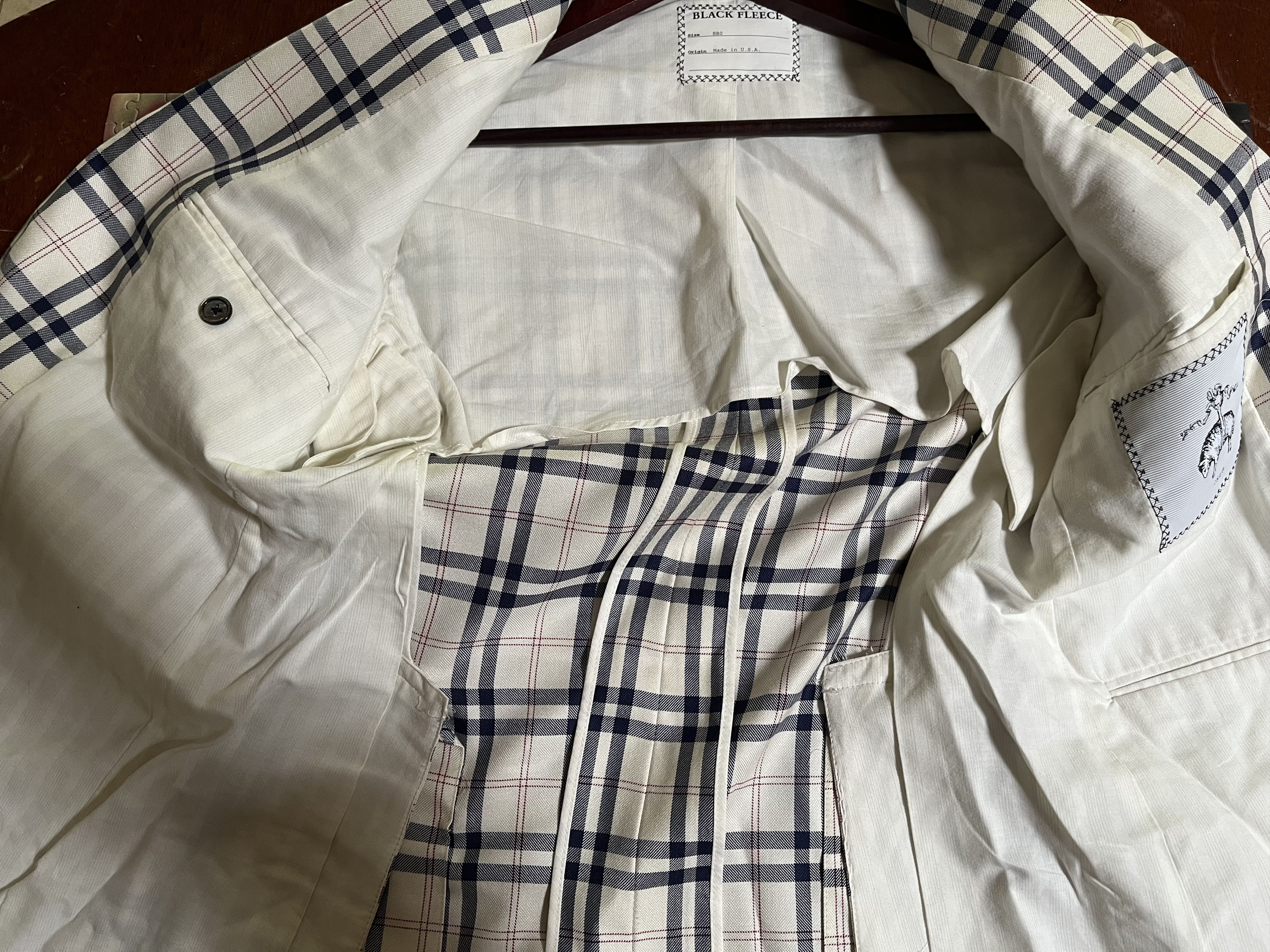Plaid Single-Breasted Sport Coat