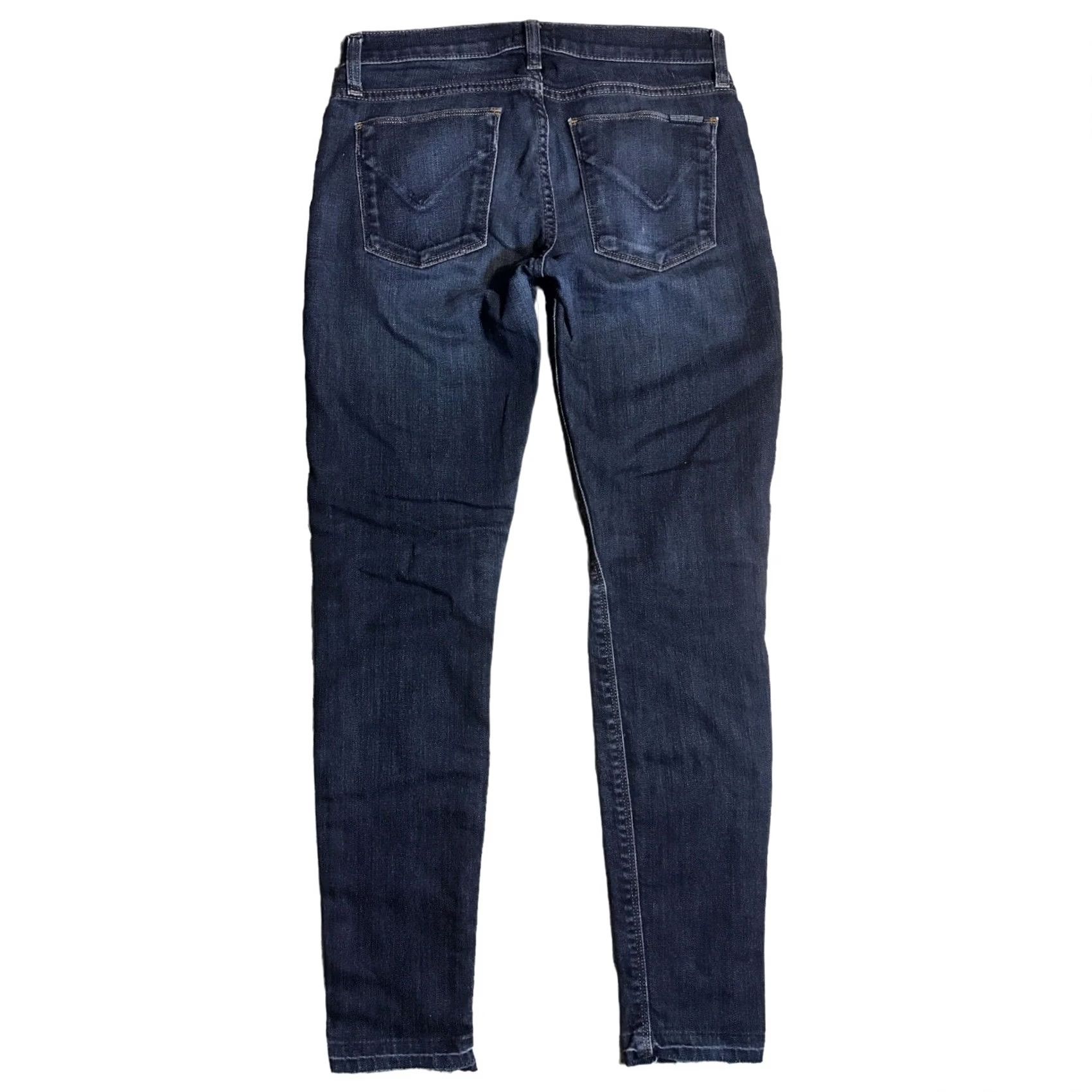 Hudson VINTAGE? No. Hudson Krista Ankle Super Skinny Raw Hem Jeans Denim Womens 26 Inseam 28? No. Size 26" / US 2 / IT 38 - 2 Thumbnail