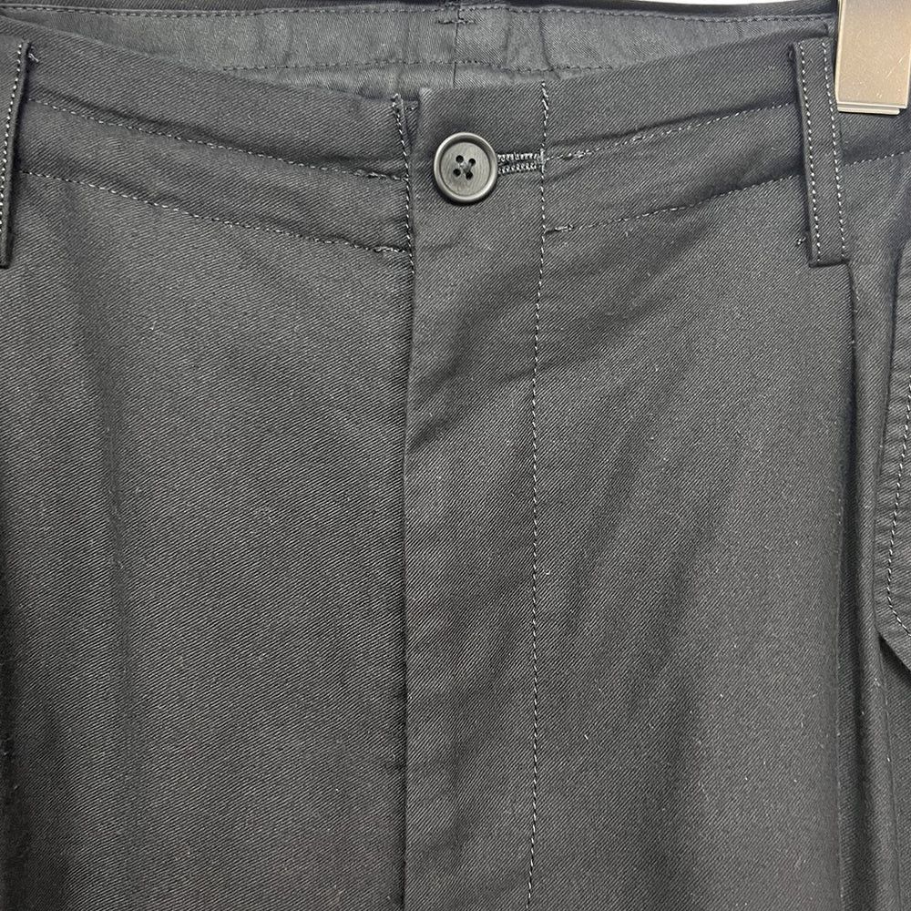 Yohji Yamamoto Yohji Yamamoto pour homme 24SSWIDE M-FRONT 1 TUCK PANTS Size US 36 / EU 52 - 4 Thumbnail