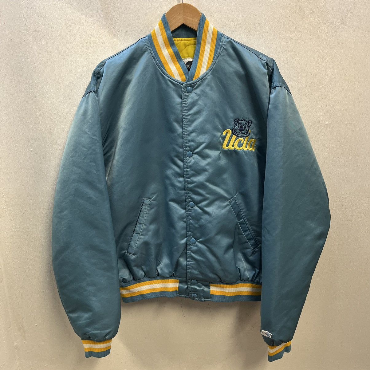 Starter × Vintage Vintage Starter UCLA Bruins Satin Jacket Size US XL / EU 56 / 4 - 1 Thumbnail
