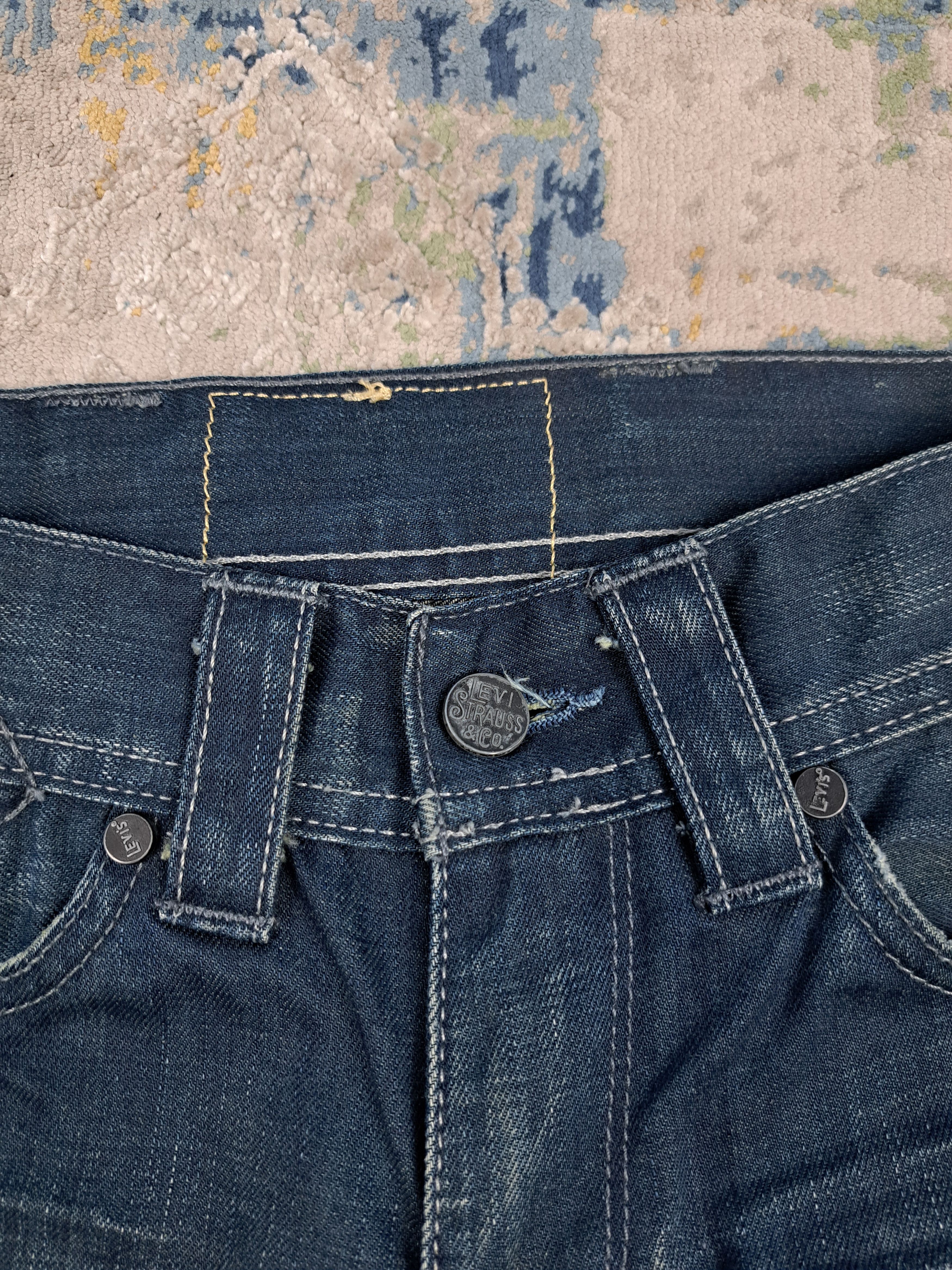 Levi's Vintage y2k Levis Low Rise Luster Denim Embroidered Red Tab Size US 30 / EU 46 - 4 Thumbnail