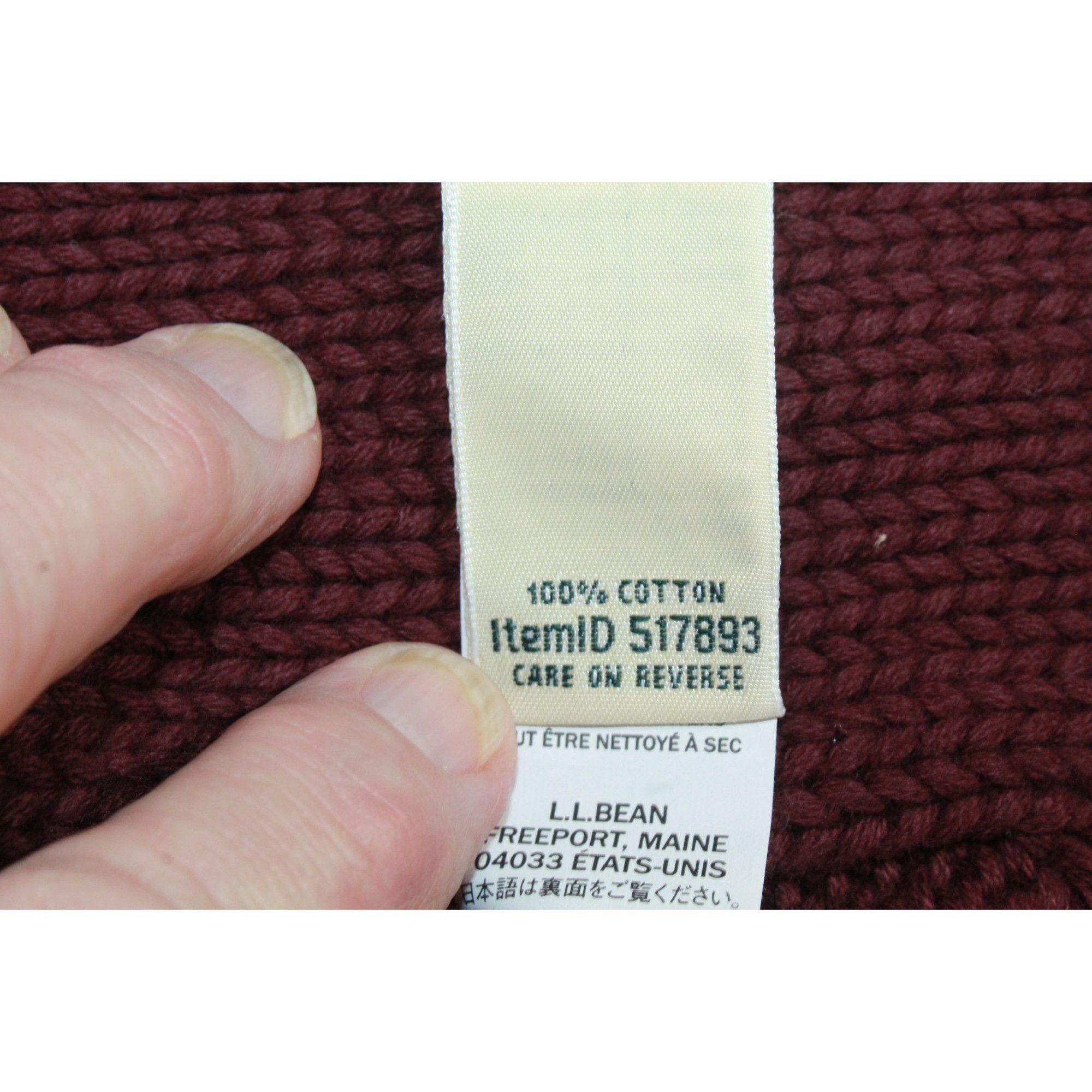 L.L. Bean LL Bean Double L Cable Sweater Zip Cardigan Preppy Outdoor Size S / US 4 / IT 40 - 10 Thumbnail