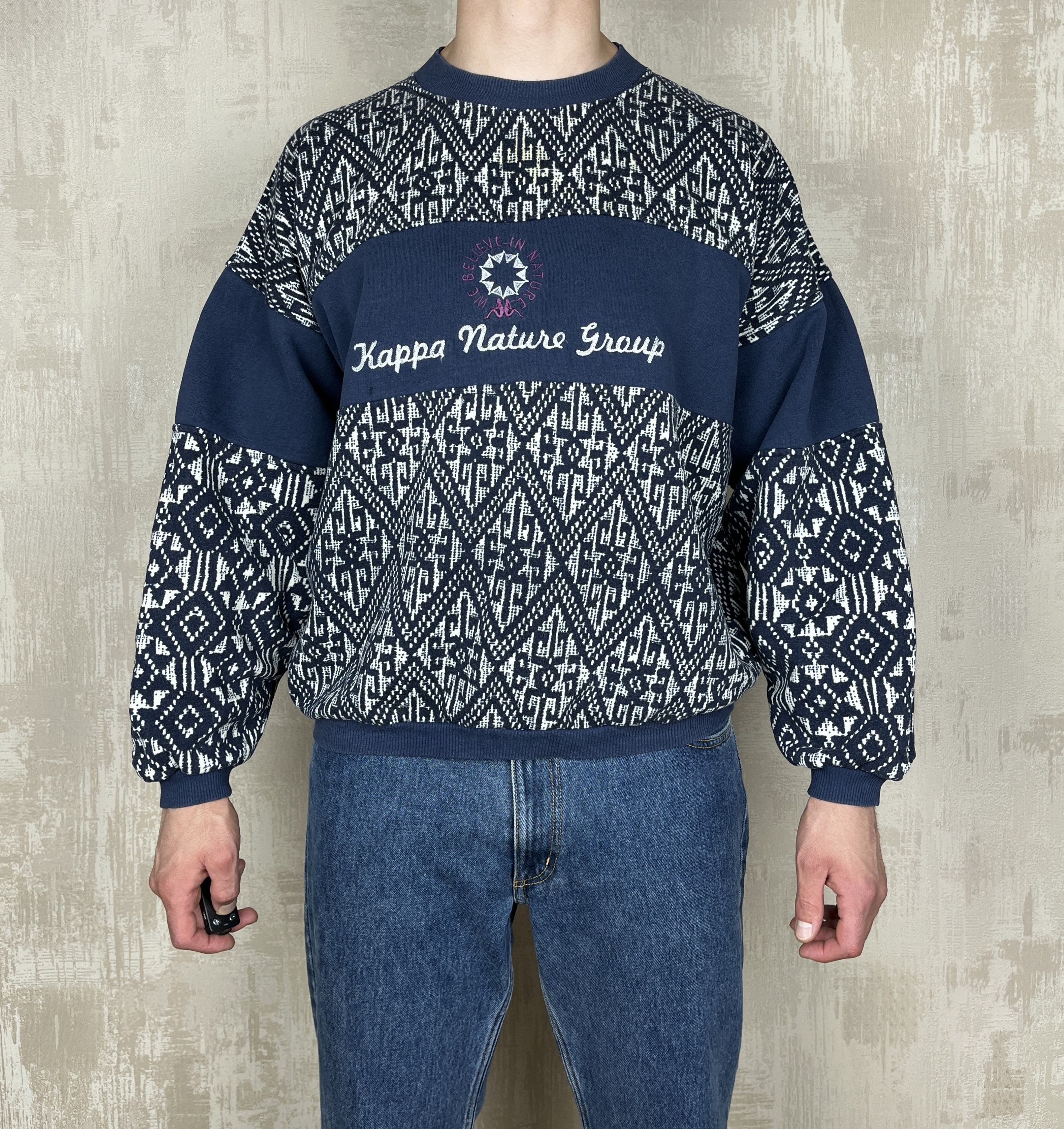 Kappa Vintage Kappa 90's Rare Crew Neck Sweatshirt Boxy Fit Size US L / EU 52-54 / 3 - 1 Thumbnail