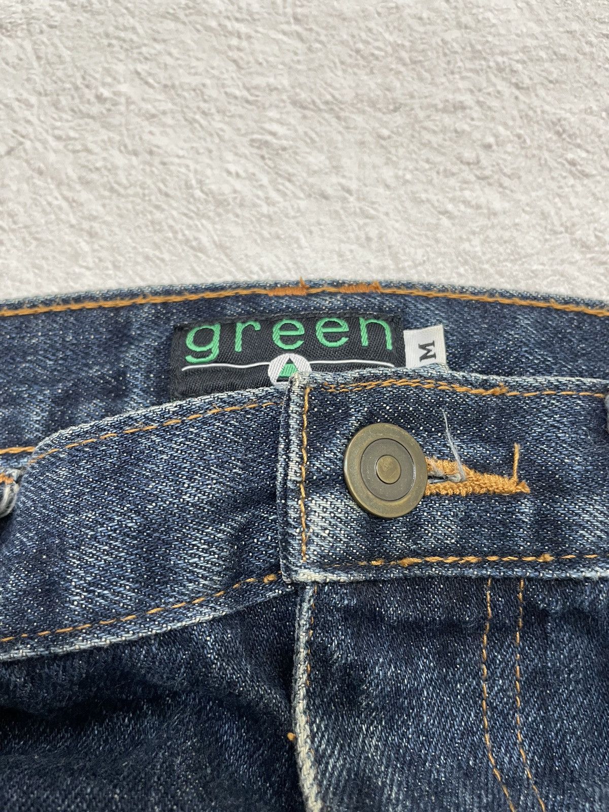 Hysteric Glamour × Japanese Brand × Le Grande Bleu (L.G.B.) 2000s Green japan denim Size US 31 - 5 Thumbnail