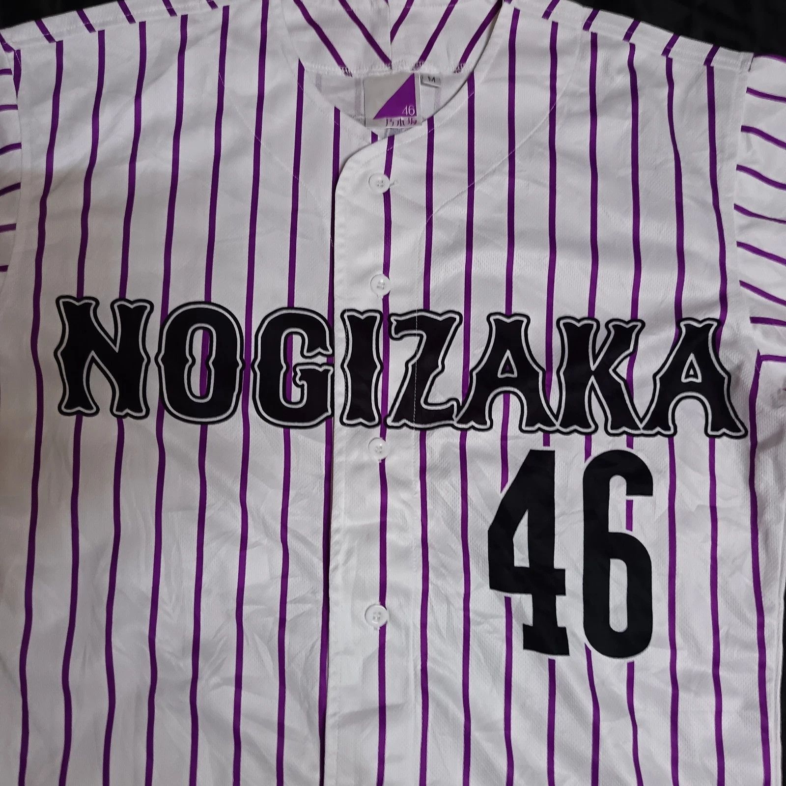 Band Tees Nogizaka46 Rina Ikoma 生駒 里奈 J-Pop Idol Baseball Jersey Size US M / EU 48-50 / 2 - 2 Thumbnail