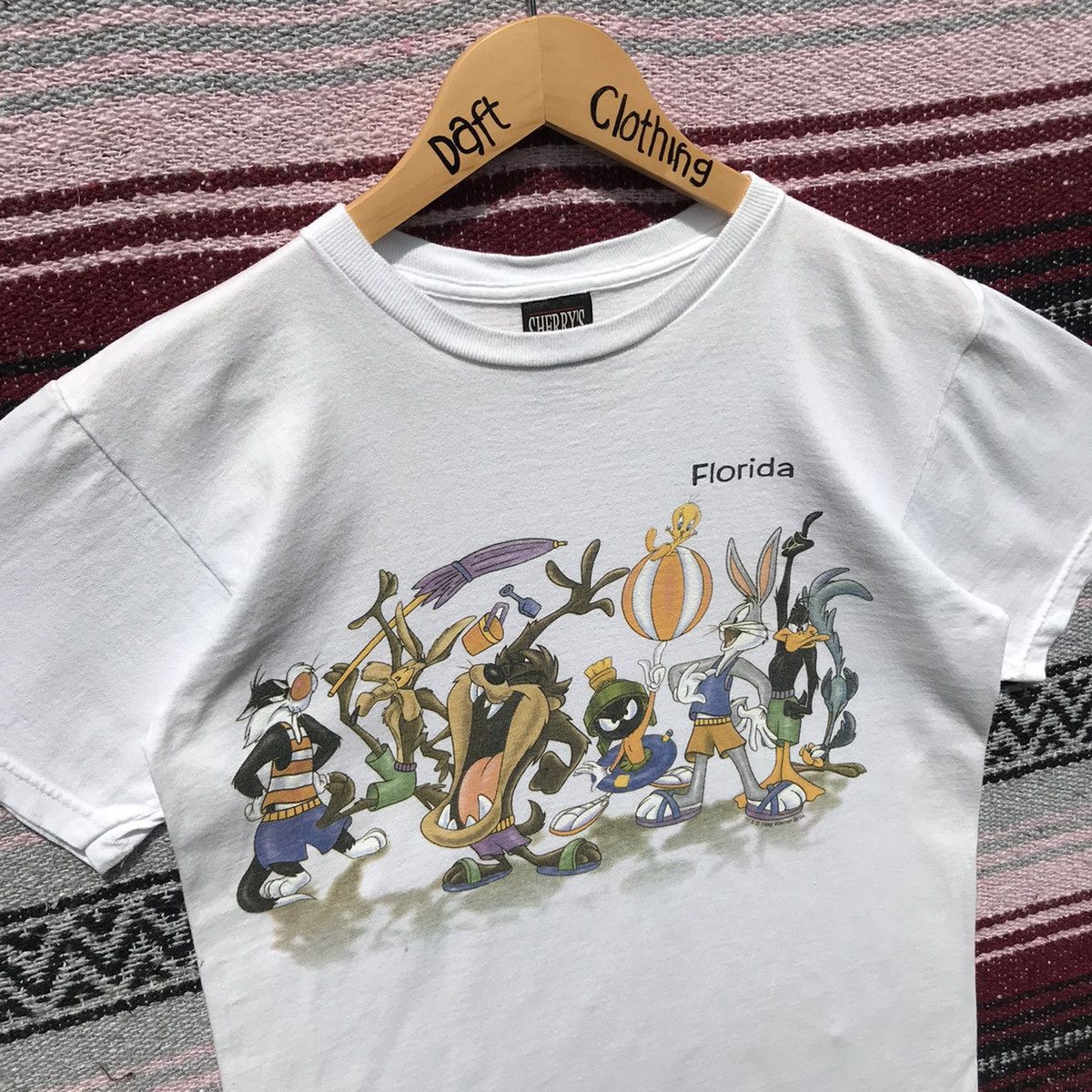 Vintage × Warner Bros Vintage Looney Tunes World Movie Shirt©️1998 Warner Bros Size US S / EU 44-46 / 1 - 5 Thumbnail