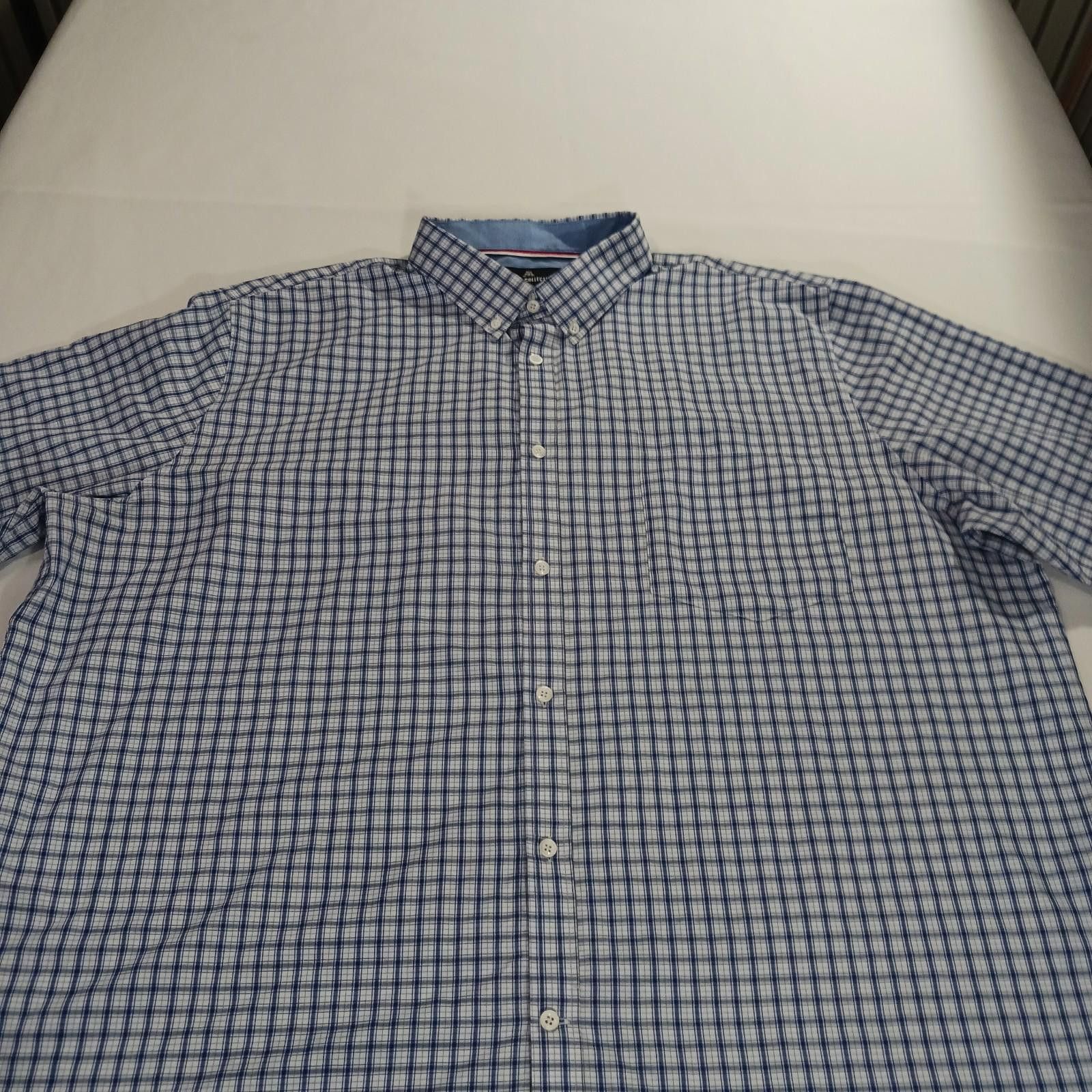 Other Classic Collection Regular Fit Men's Blue & White Shirt 3XL Size US XXL / EU 58 / 5 - 10 Thumbnail