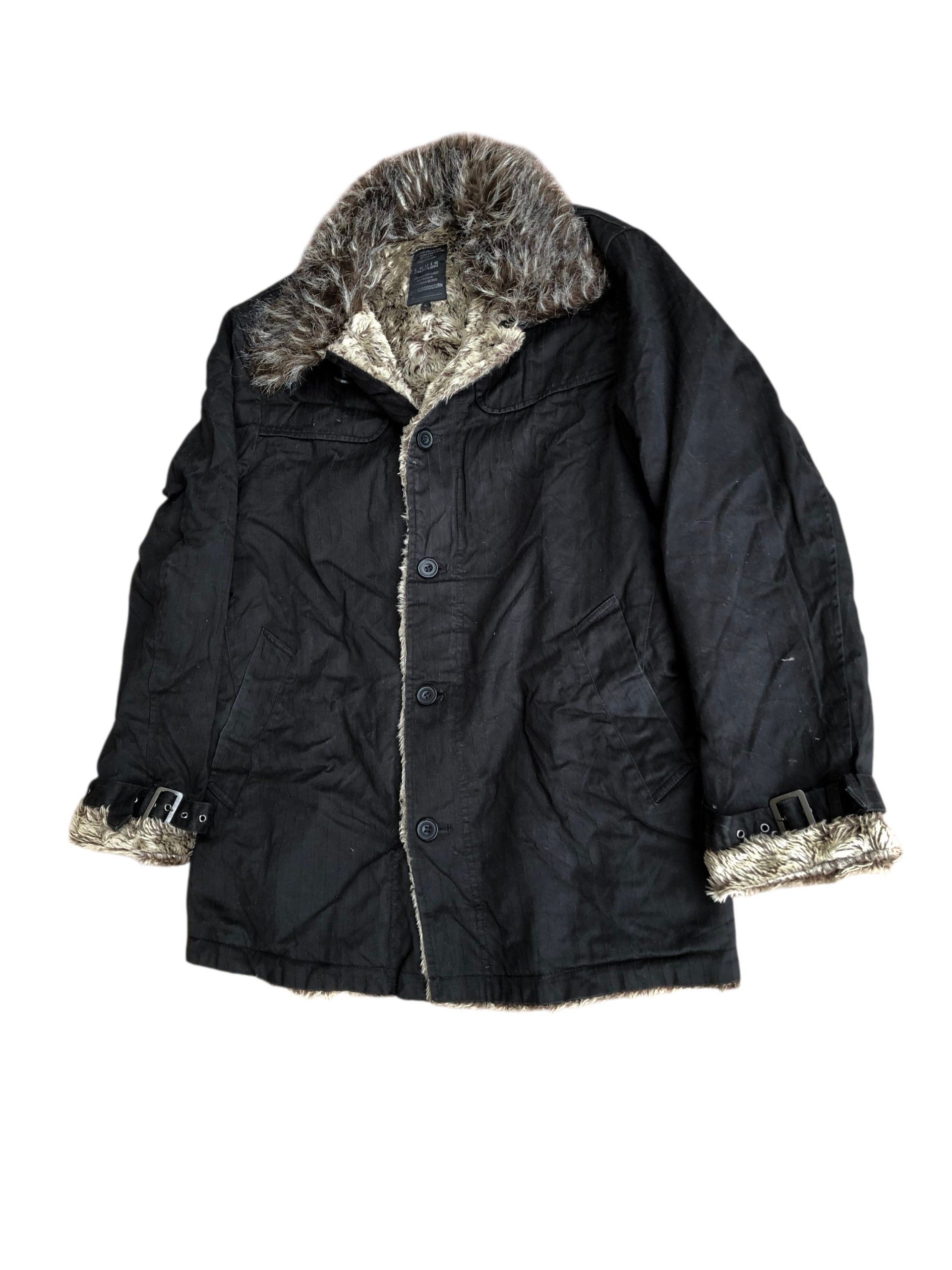 If Six Was Nine 2000s Louis Chavlon Fur Raccoon Jacket Vkei Y2k Size US L / EU 52-54 / 3 - 2 Thumbnail