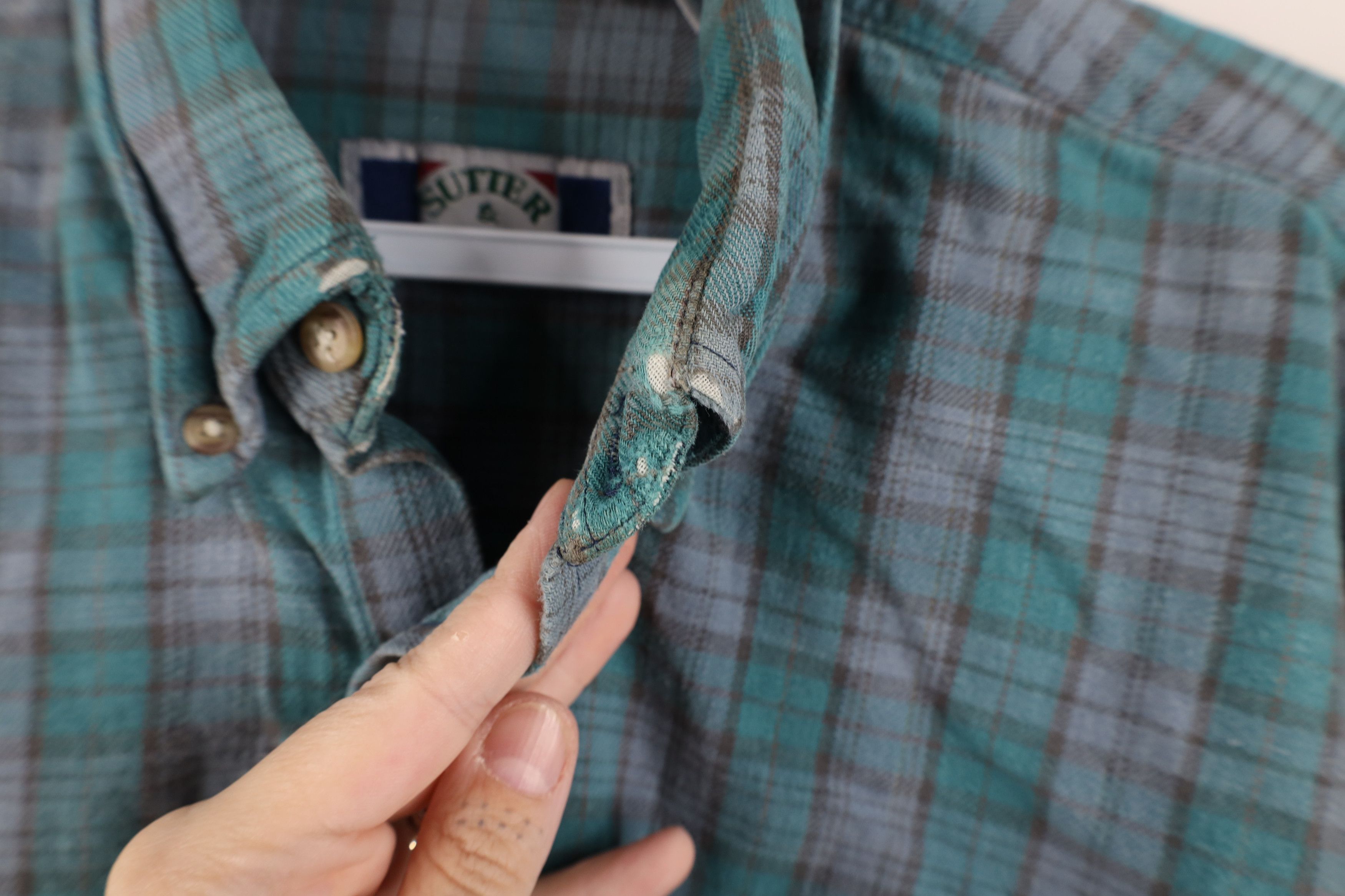 Vintage Vintage 90s Streetwear Flannel Collared Button Down Shirt Size US M / EU 48-50 / 2 - 6 Thumbnail