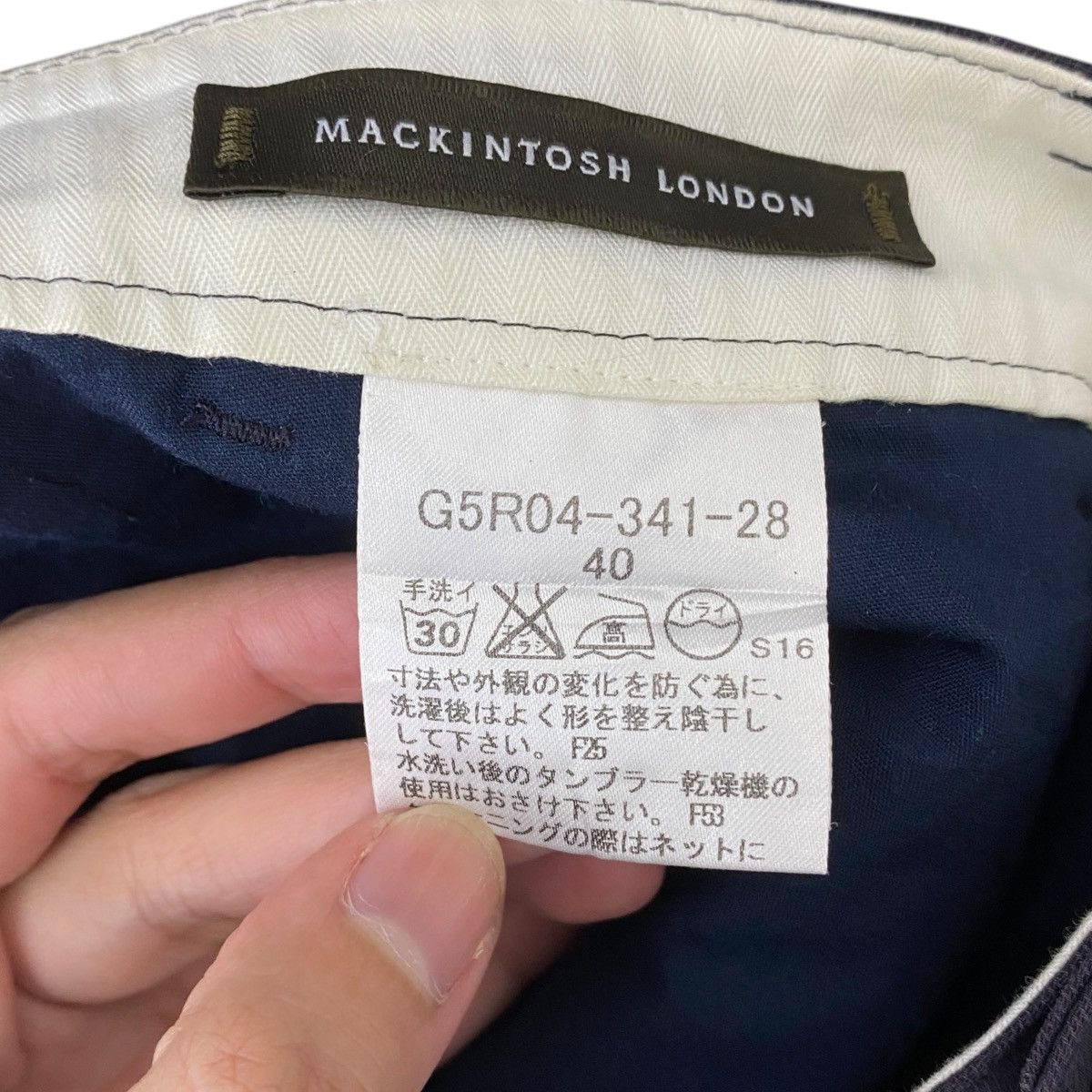 Mackintosh Vintage MACKINTOSH LONDON Minimalist Design Cotton Size 30" / US 8 / IT 44 - 5 Thumbnail