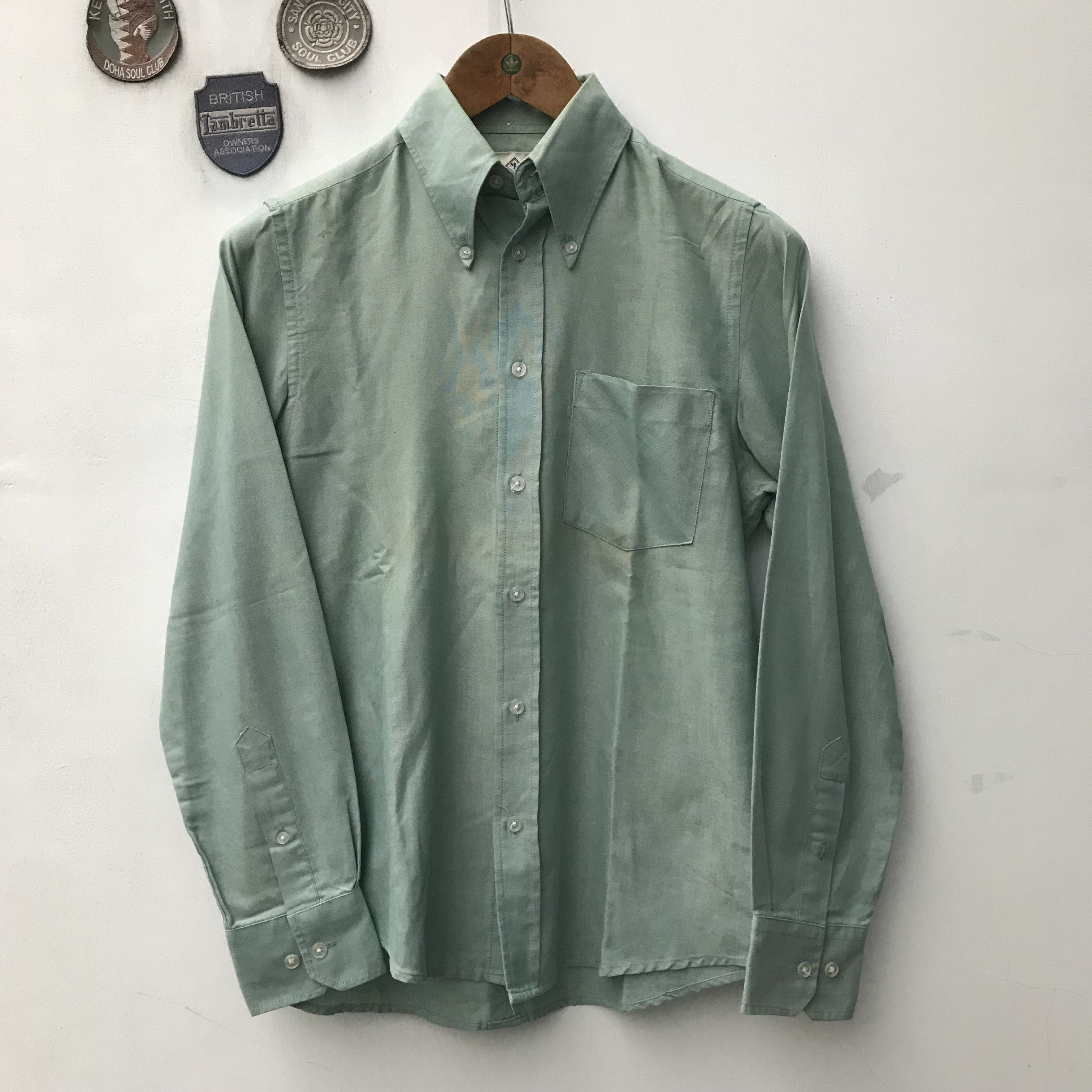 Vintage Vintage Mikkel Rude British Trimfit oxford Long Sleeves Size US S / EU 44-46 / 1 - 4 Thumbnail