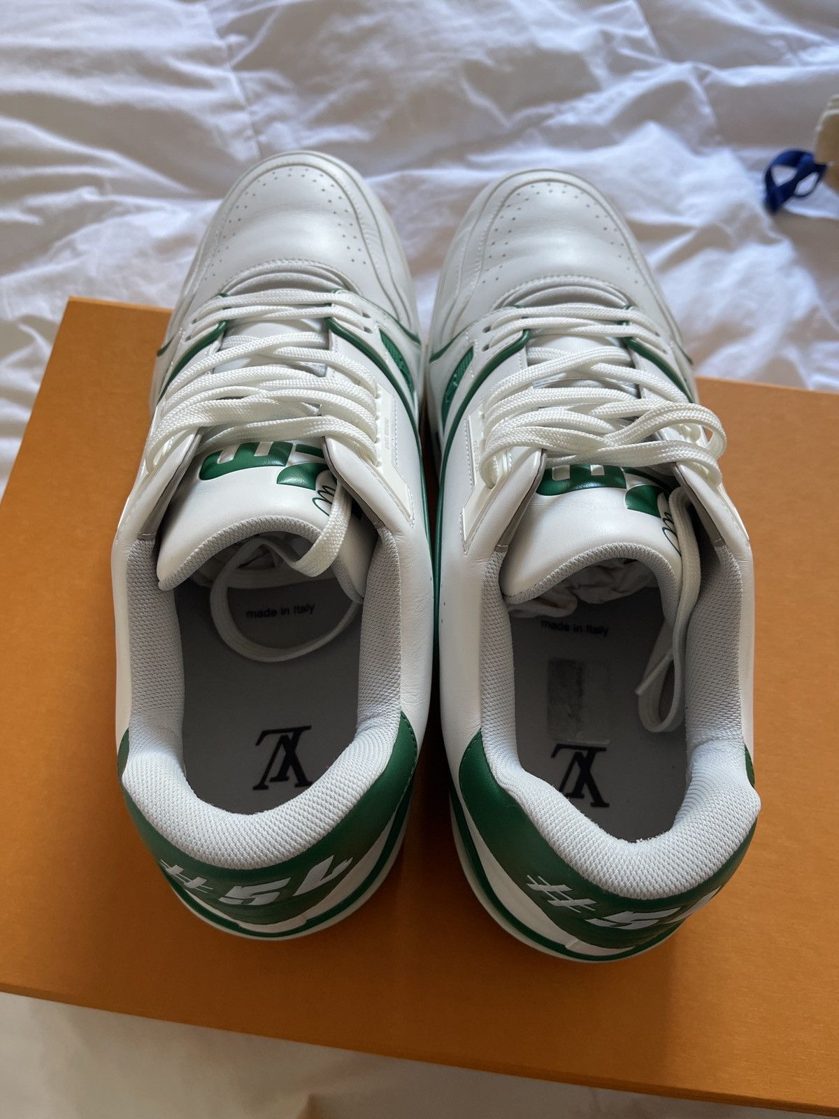 Louis Vuitton Louis Vuitton LV Low Trainer OG Green Size US 10.5 / EU 43-44 - 9 Thumbnail