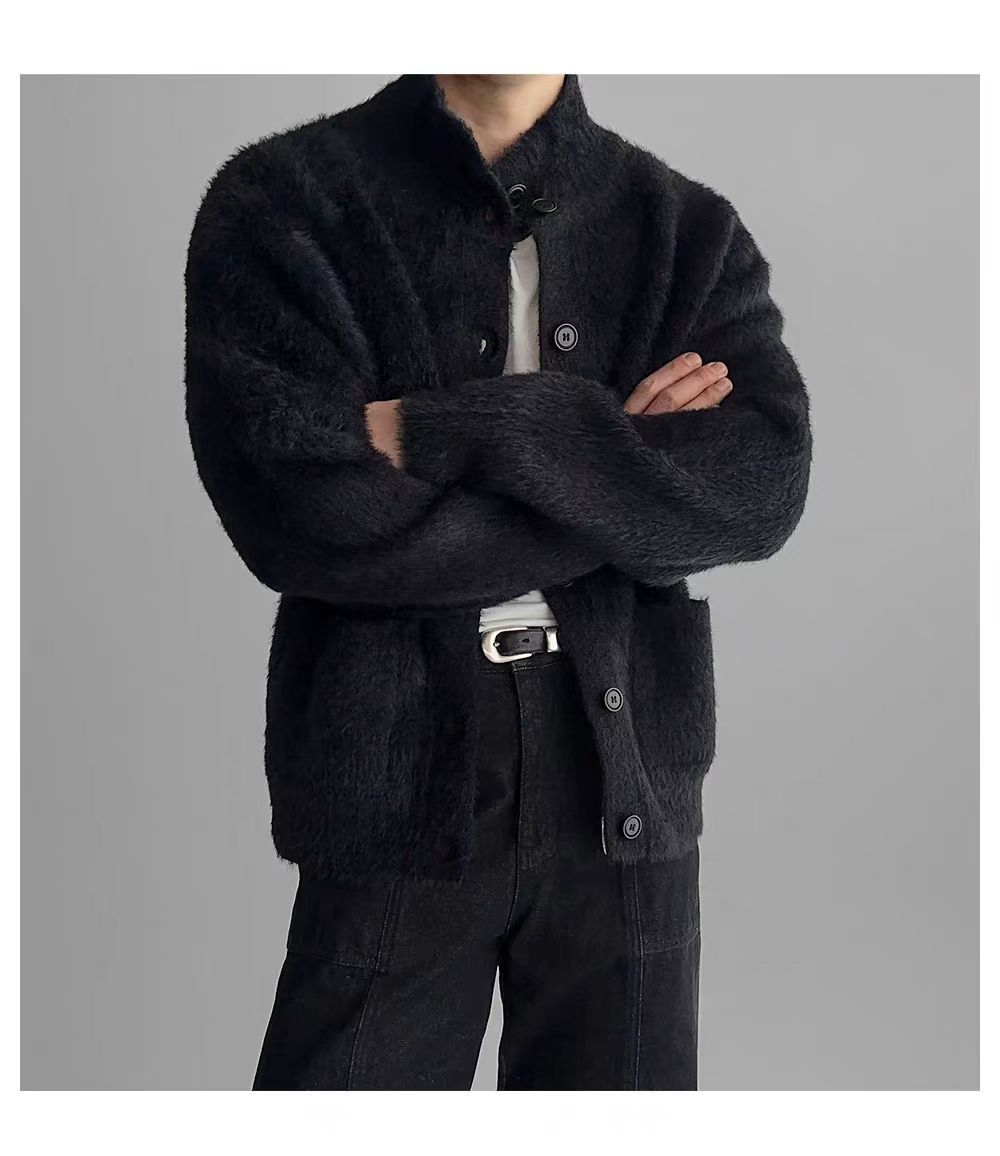 Japanese Brand Vintage Black L Button Casual Knit Cardigan Sweater Jacket Size US L / EU 52-54 / 3 - 2 Thumbnail
