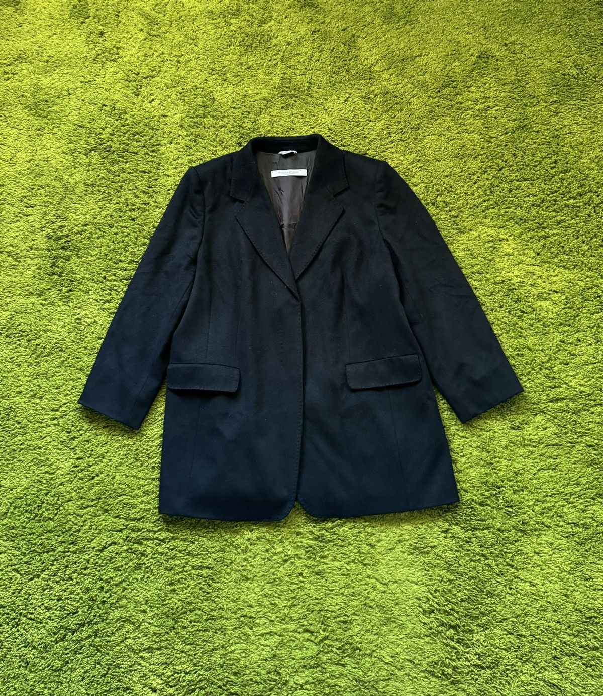 Designer × Max Mara Marina Rinaldi 100% wool blazer jacket Size L / US 10 / IT 46 - 1 Thumbnail