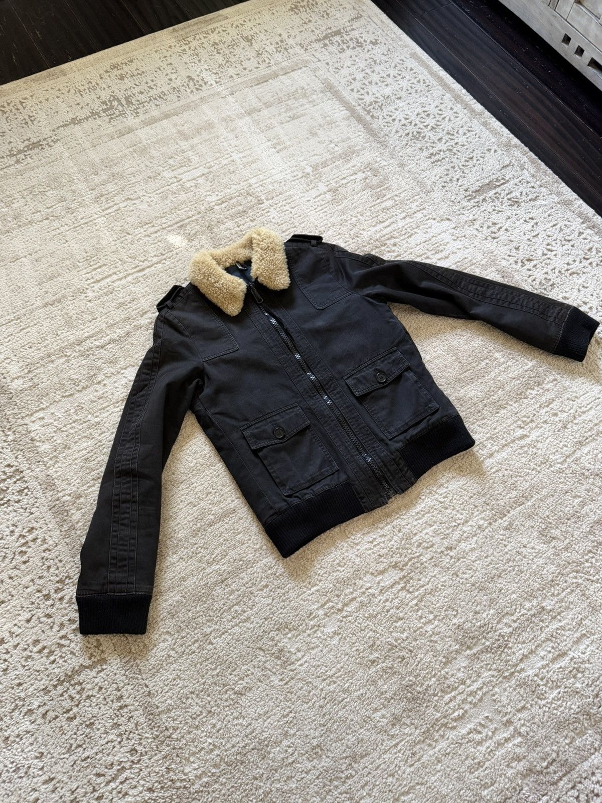 Hedi Slimane Dior Homme AW05 Shearling Jacket Size US XS / EU 42 / 0 - 3 Thumbnail