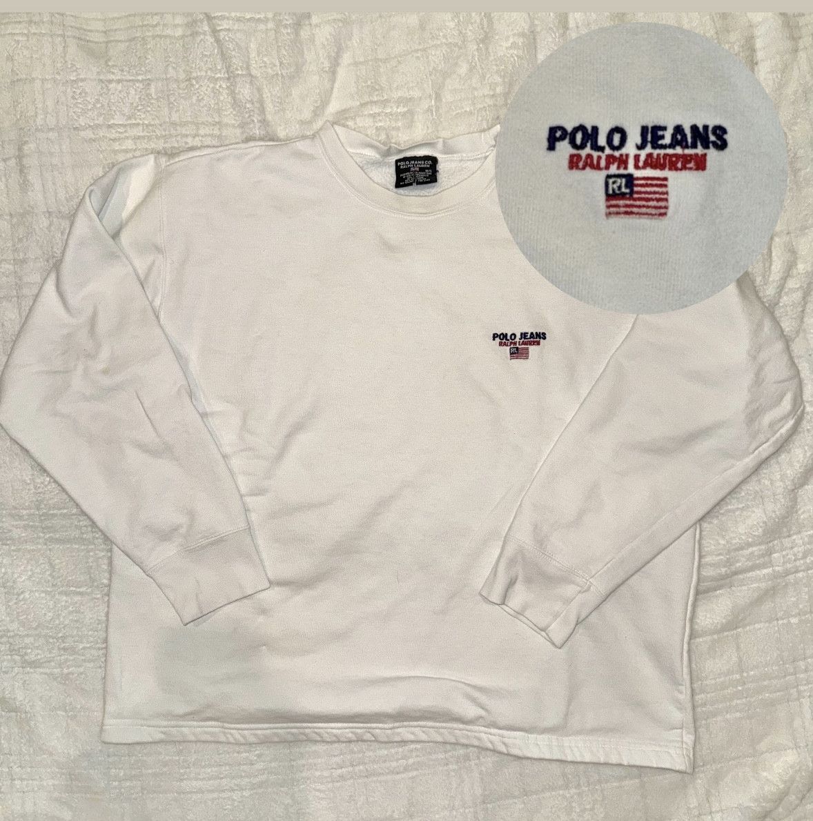 Polo Ralph Lauren Rare Vintage Polo Ralph Lauren Crewneck Size US L / EU 52-54 / 3 - 1 Preview