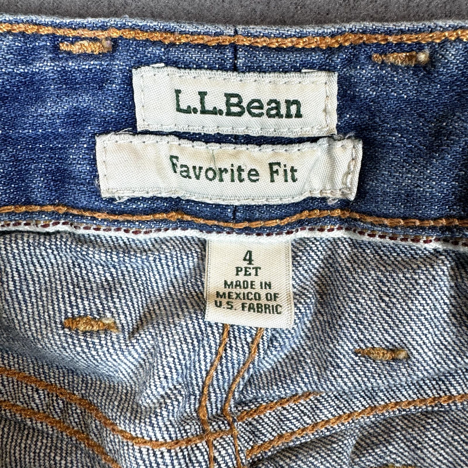 L.L. Bean L.L. Bean Jeans Women's Size 4 (27x28) Favorite Fit Size 27" / US 4 / IT 40 - 9 Thumbnail