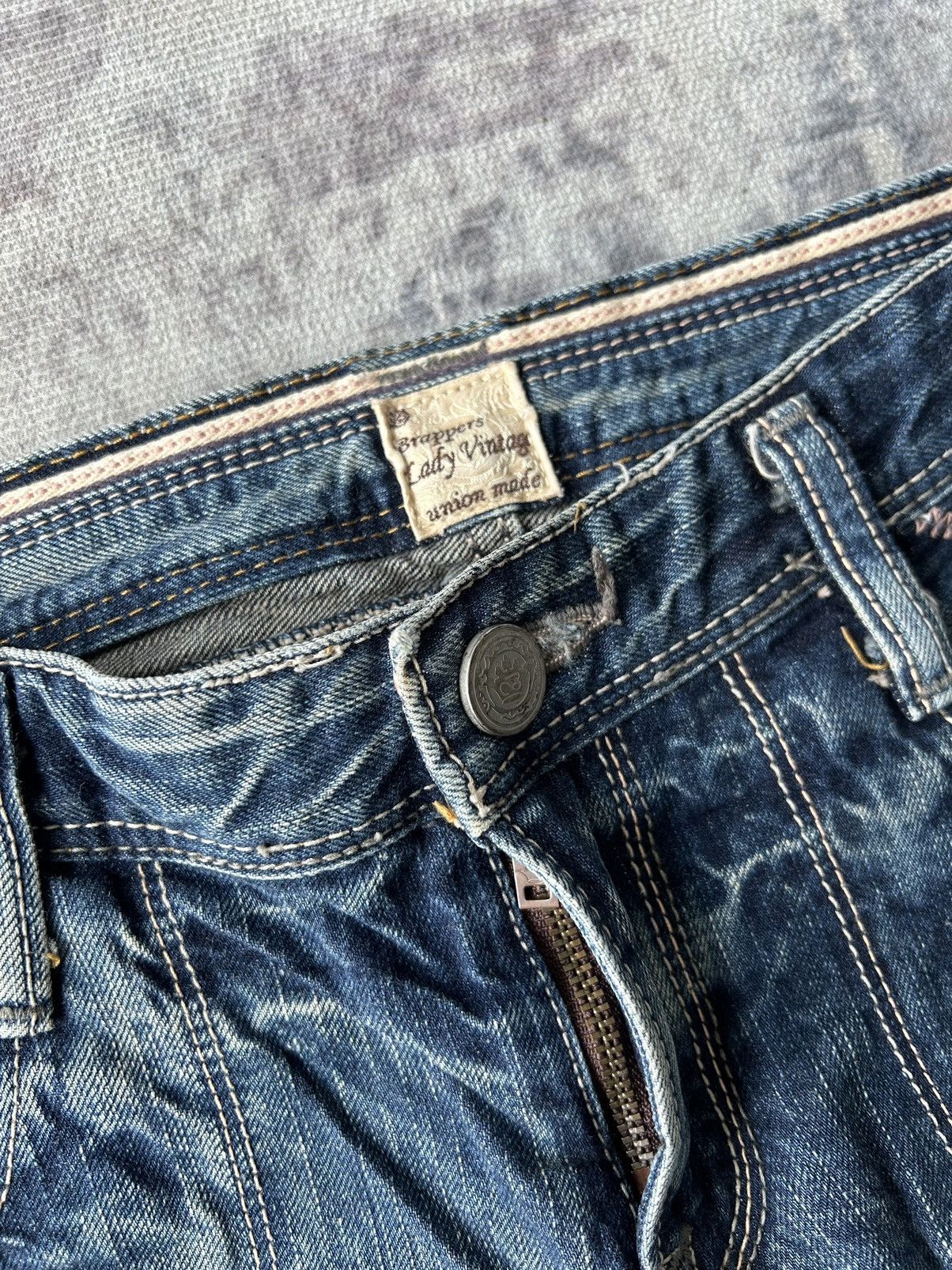 If Six Was Nine Flared Design By Lady Vintage Jeans Size 30" / US 8 / IT 44 - 12 Thumbnail