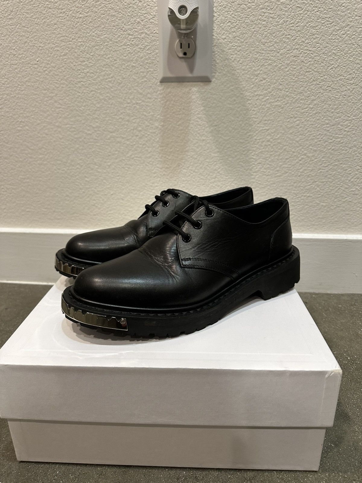 Celine × Hedi Slimane Ranger Metal Tip Derby 41 | Grailed