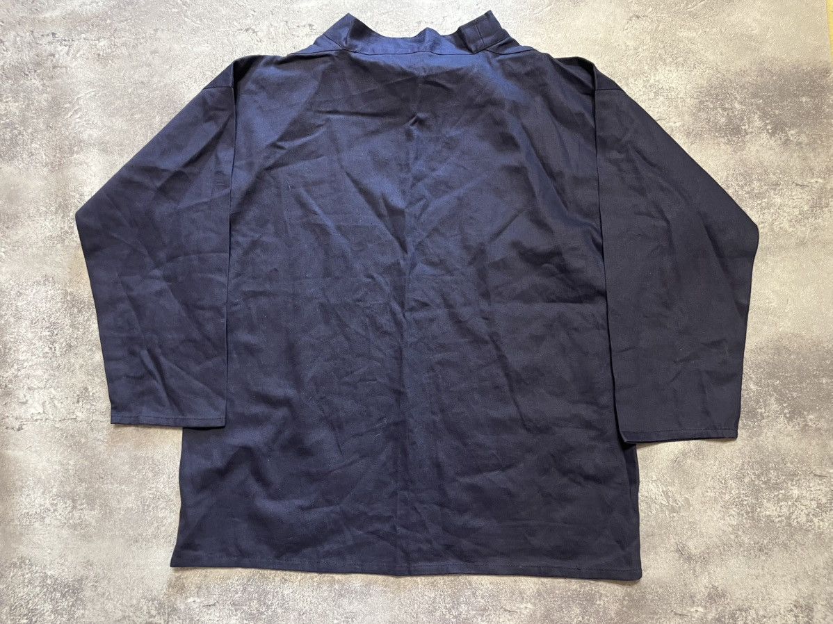 Vintage Vintage Newlyn Fisherman’s Smocks Shirt Navy Blue Size US L / EU 52-54 / 3 - 2 Thumbnail