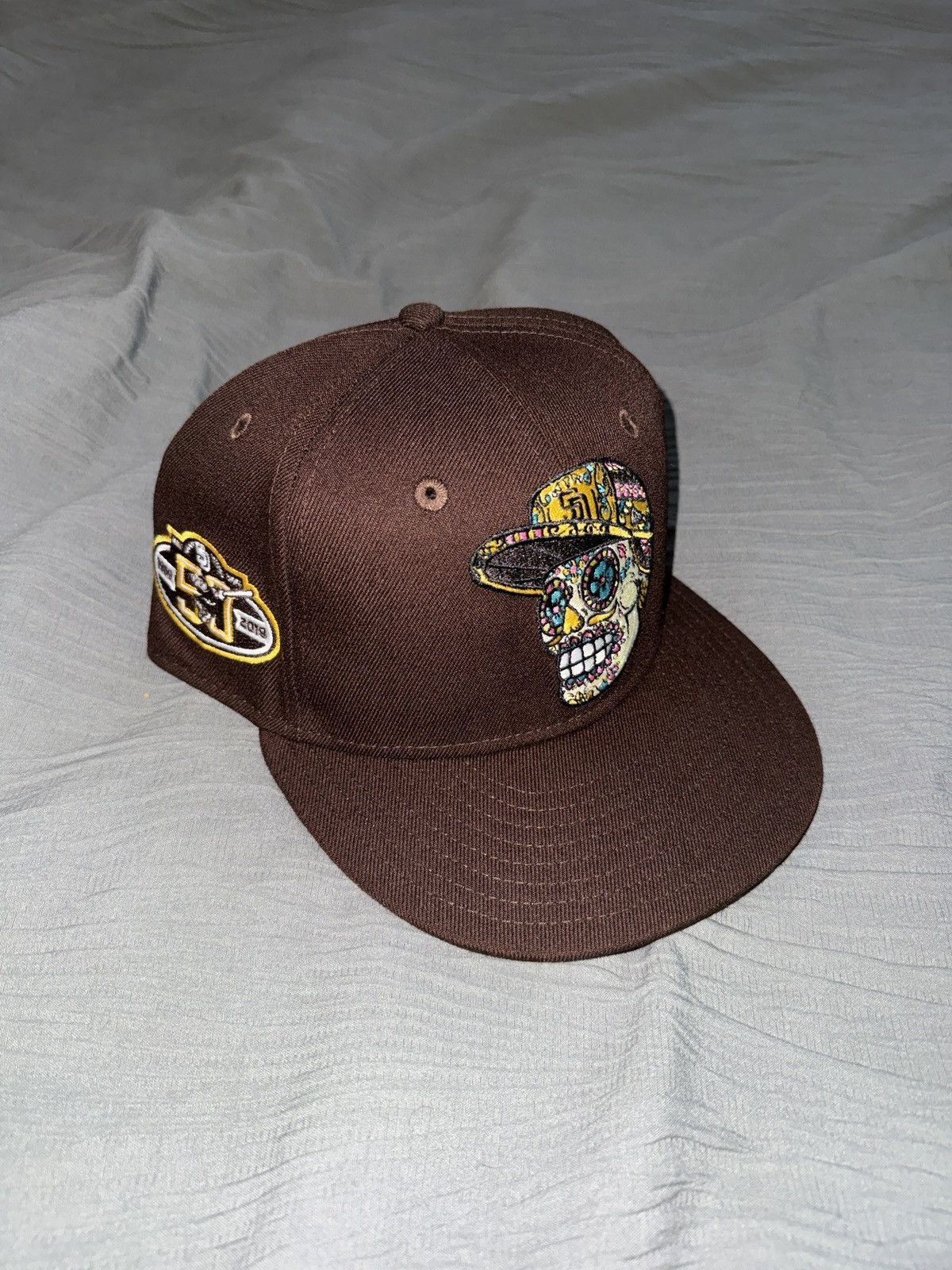 San Diego Padres Sugar Skull fitted hat 7 3/8