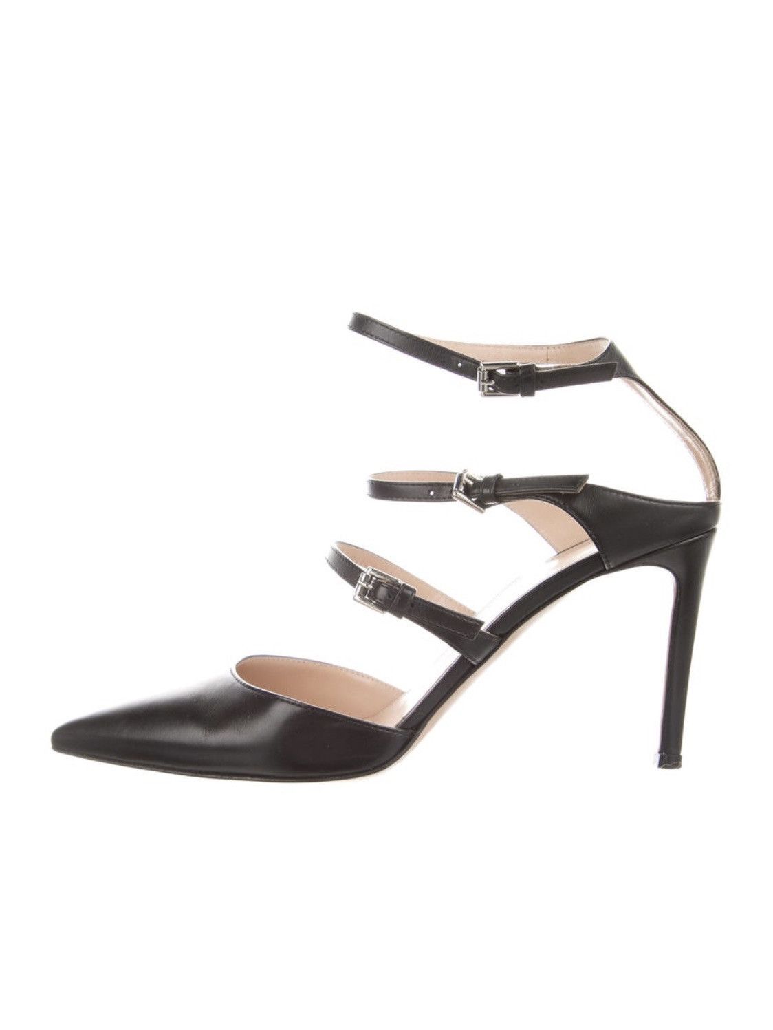 Gianvito Rossi Leather Carey Heel Size US 7.5 / IT 37.5 - 1 Thumbnail