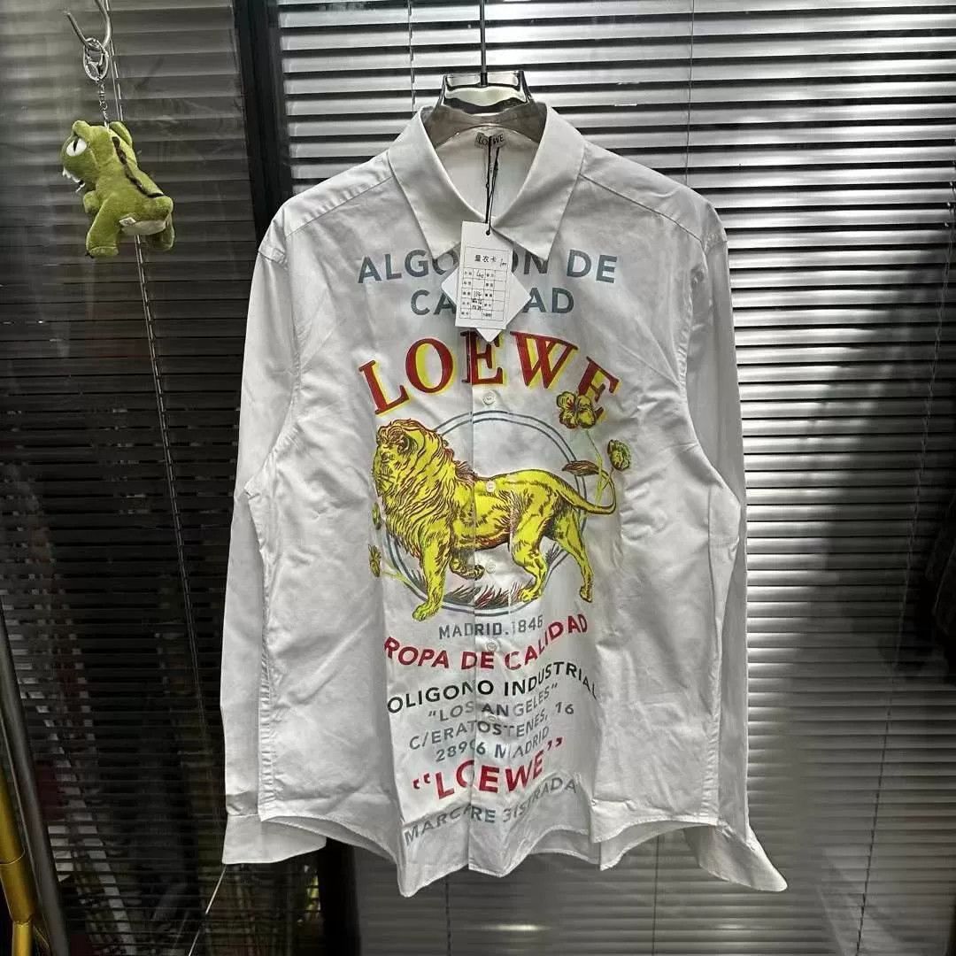 Loewe Loewe Lion Logo Shirt Size 40 Size US XXS / EU 40 - 1 Thumbnail
