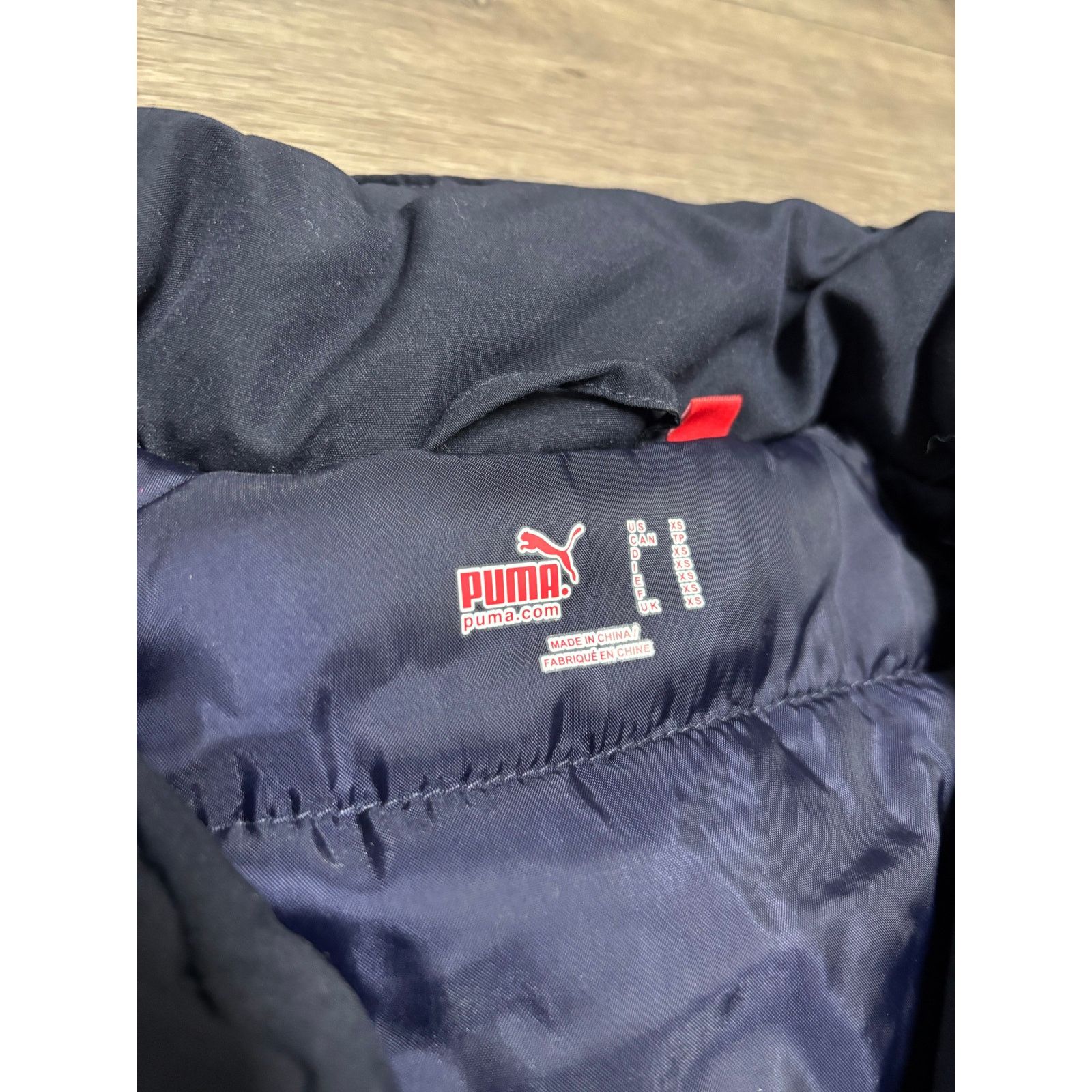 Puma Chicago Red Star Puma Puffer Jacket Sz XS Blue NWSL Size XS / US 0-2 / IT 36-38 - 4 Thumbnail