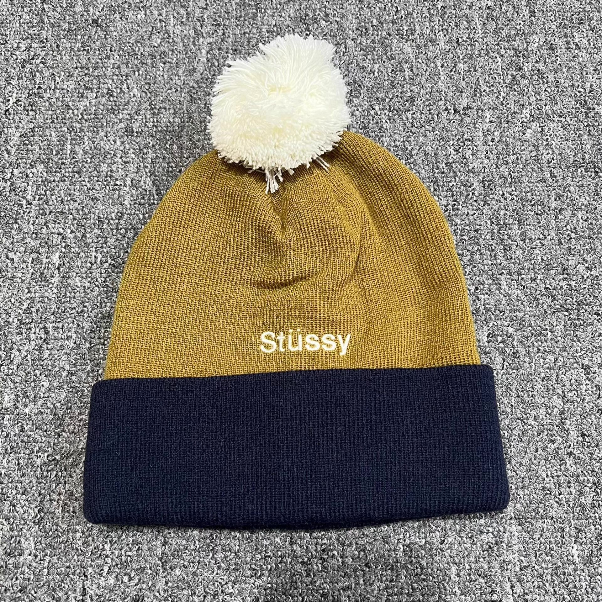 Stussy Stussy Contrast Embroidered Knitted Beanie Q7 Size ONE SIZE - 5 Thumbnail