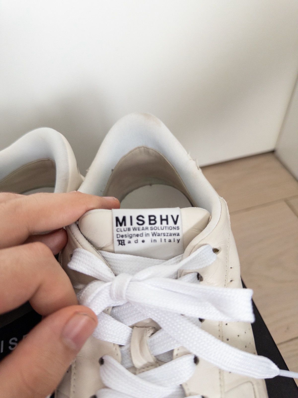 Misbhv Misbhv city sneaker in milk/black colour Size US 9.5 / EU 42-43 - 3 Thumbnail