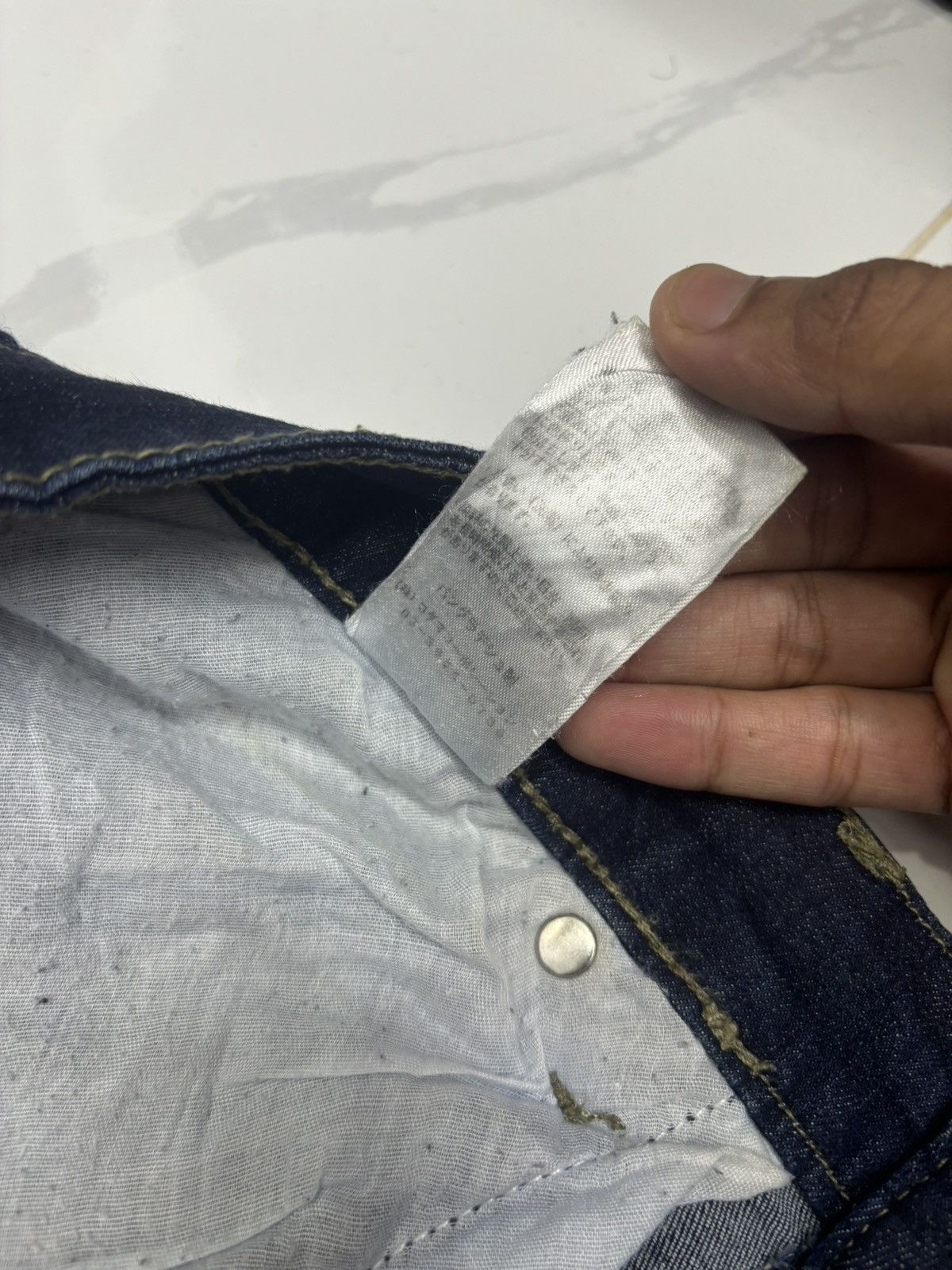 Japanese Brand OUTDOOR PRODUCTS CASUAL BLUE DENIM JEANS Size US 35 - 12 Thumbnail