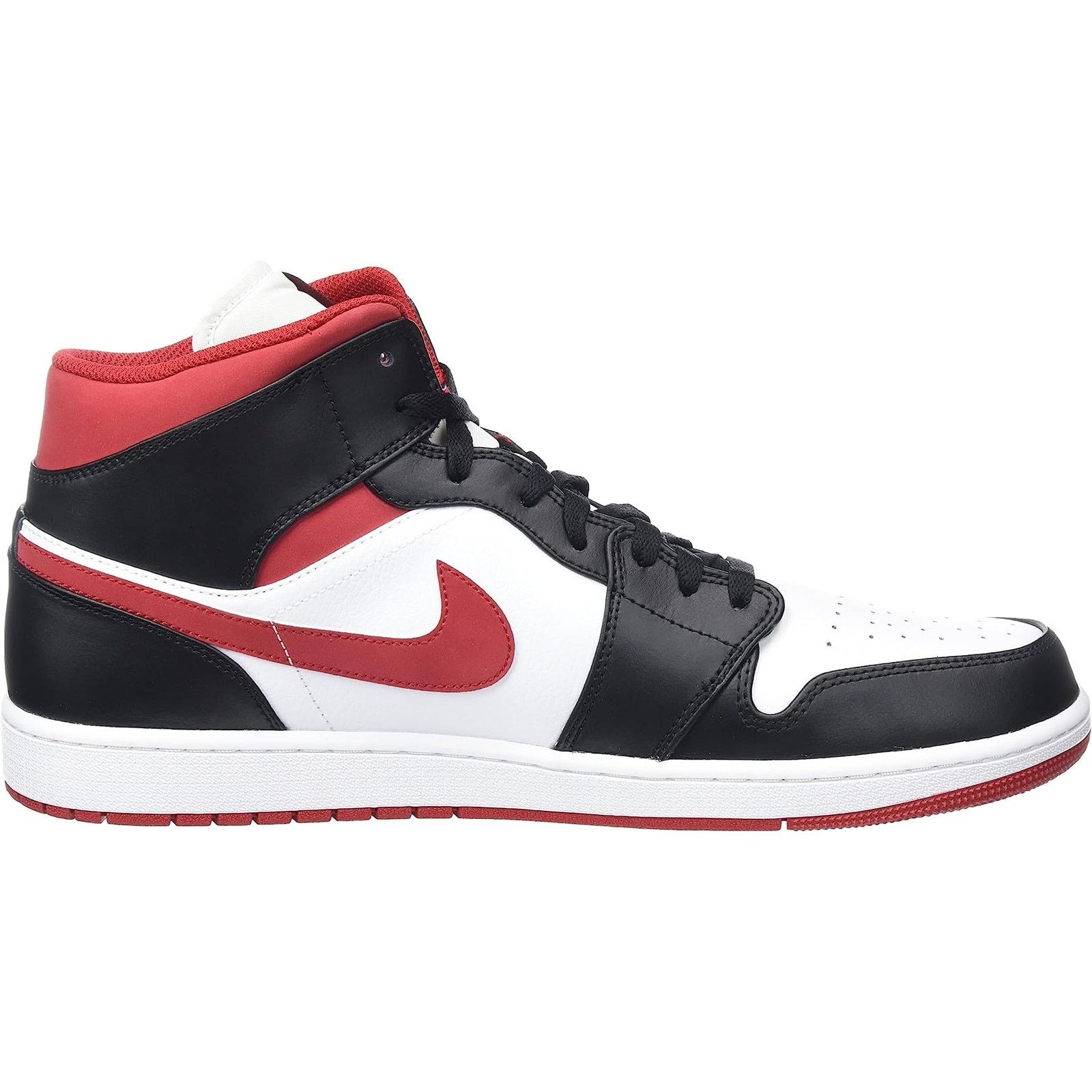 Jordan Brand Nike | Air Jordan 1 Retro Mid GS Black Gym Red | 5.5 Youth Size US 7 / IT 37 - 14 Thumbnail