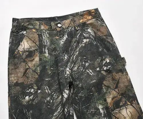 Japanese Brand × Jean Y2K Streetwear Camouflage Straight Jean Size US 30 / EU 46 - 2 Thumbnail